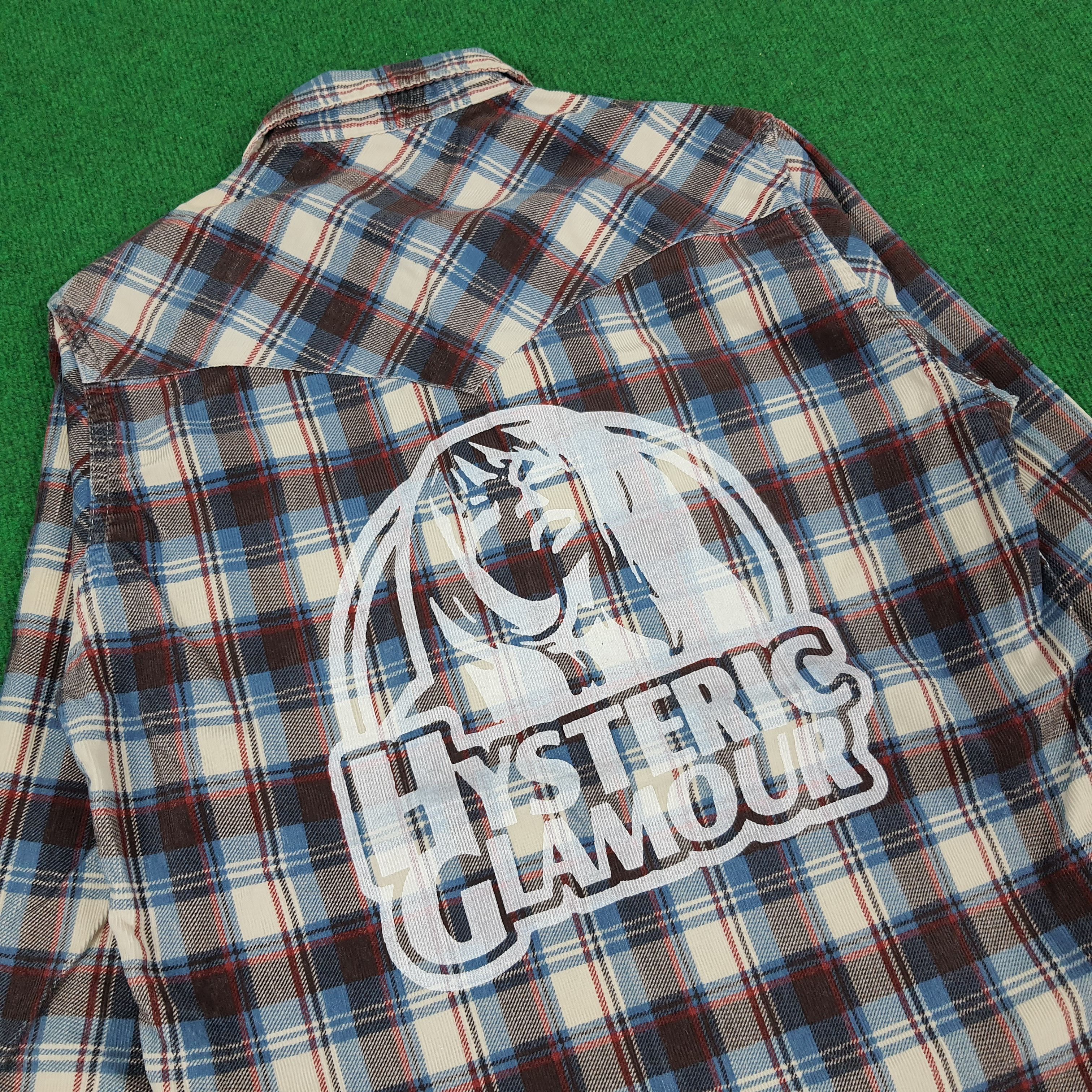 Hysteric Glamour × Japanese Brand Vintage Hysteric Glamour Button Up Custom Logo Shirts Size US M / EU 48-50 / 2 - 2 Thumbnail