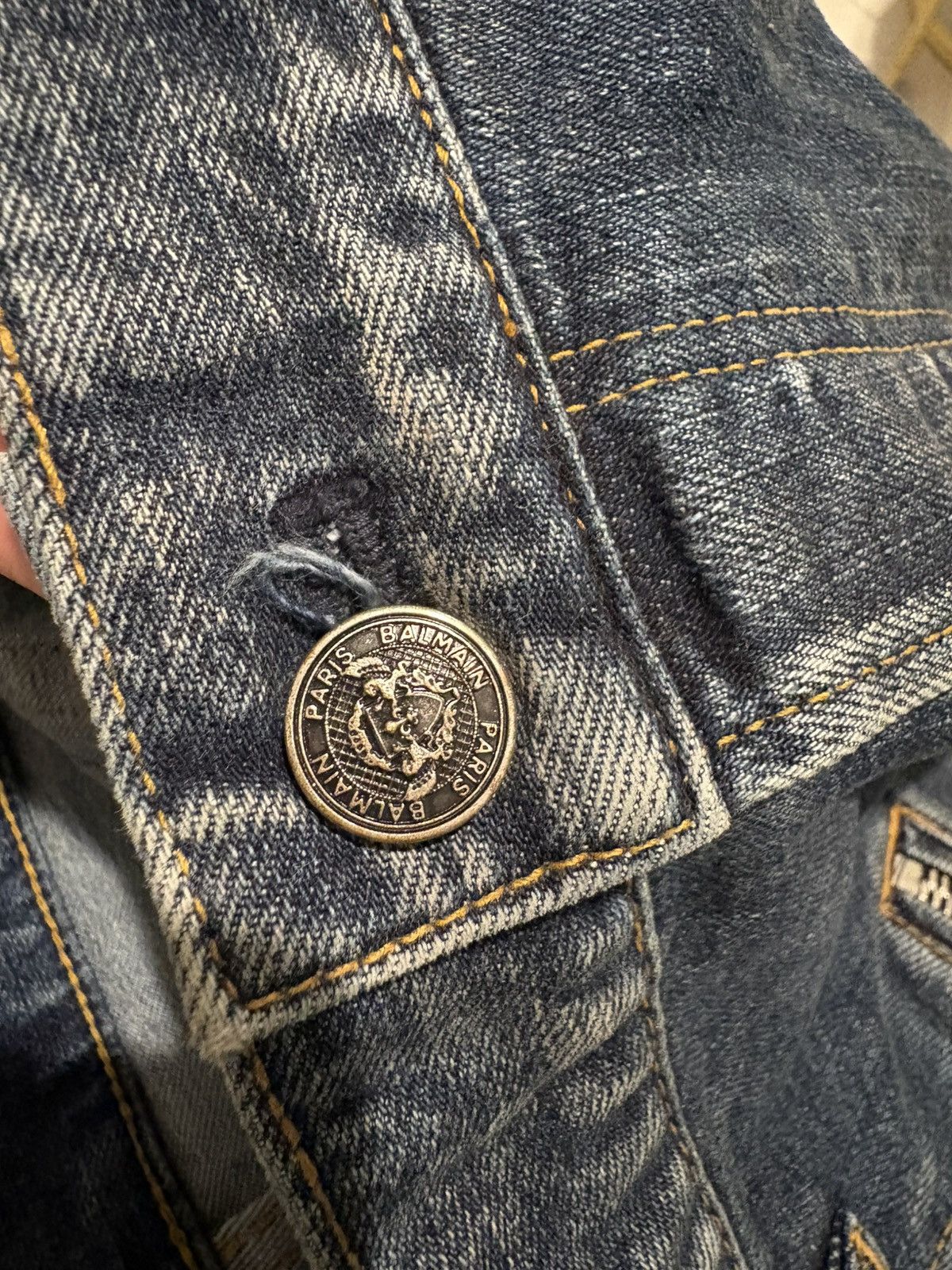 Balmain balmain biker denim jeans Size US 31 - 8 Thumbnail