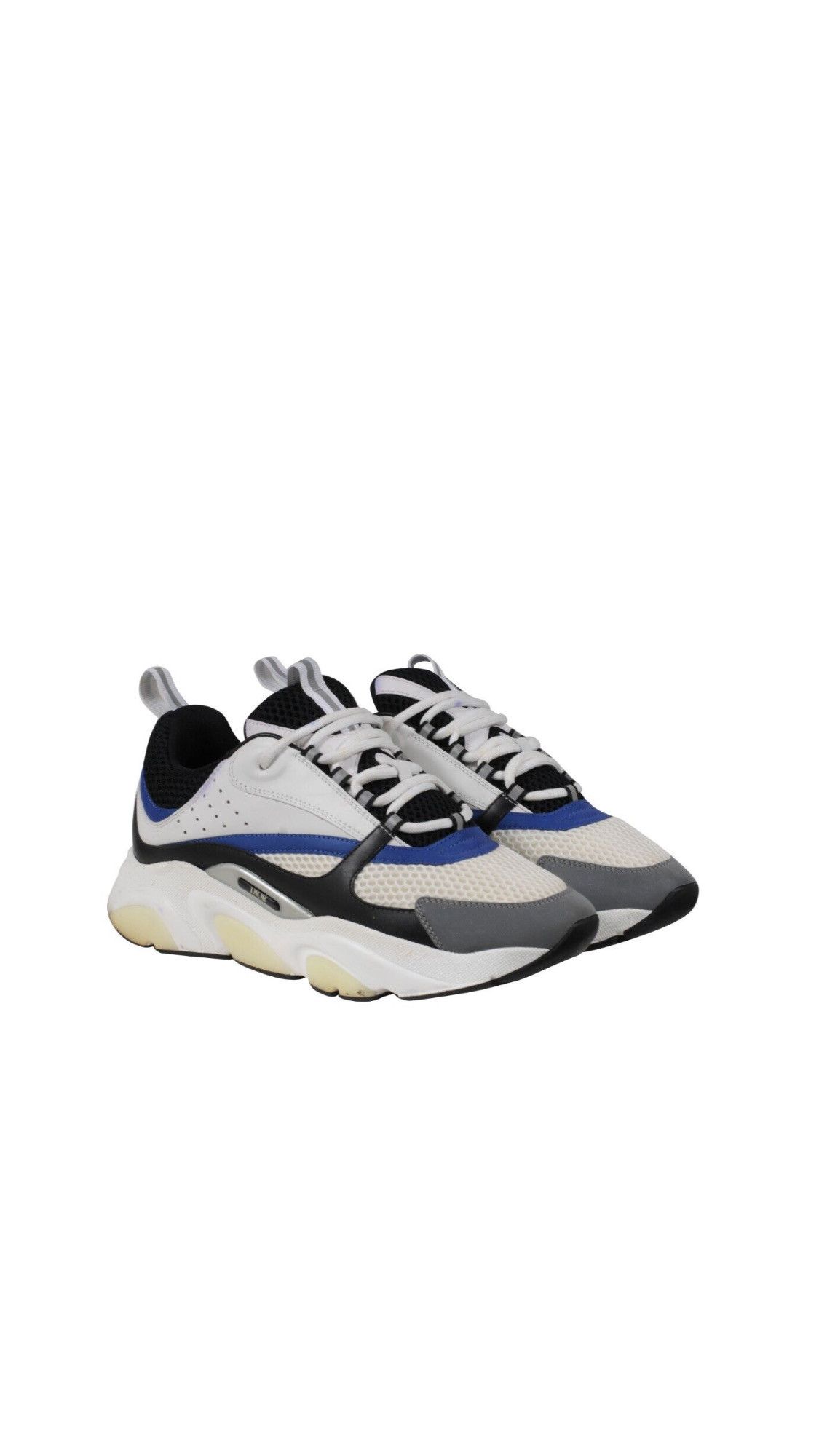 Dior B22 Sneakers White Blue Black Gray Chunky - 02094 B Size US 9 / EU 42 - 1 Thumbnail