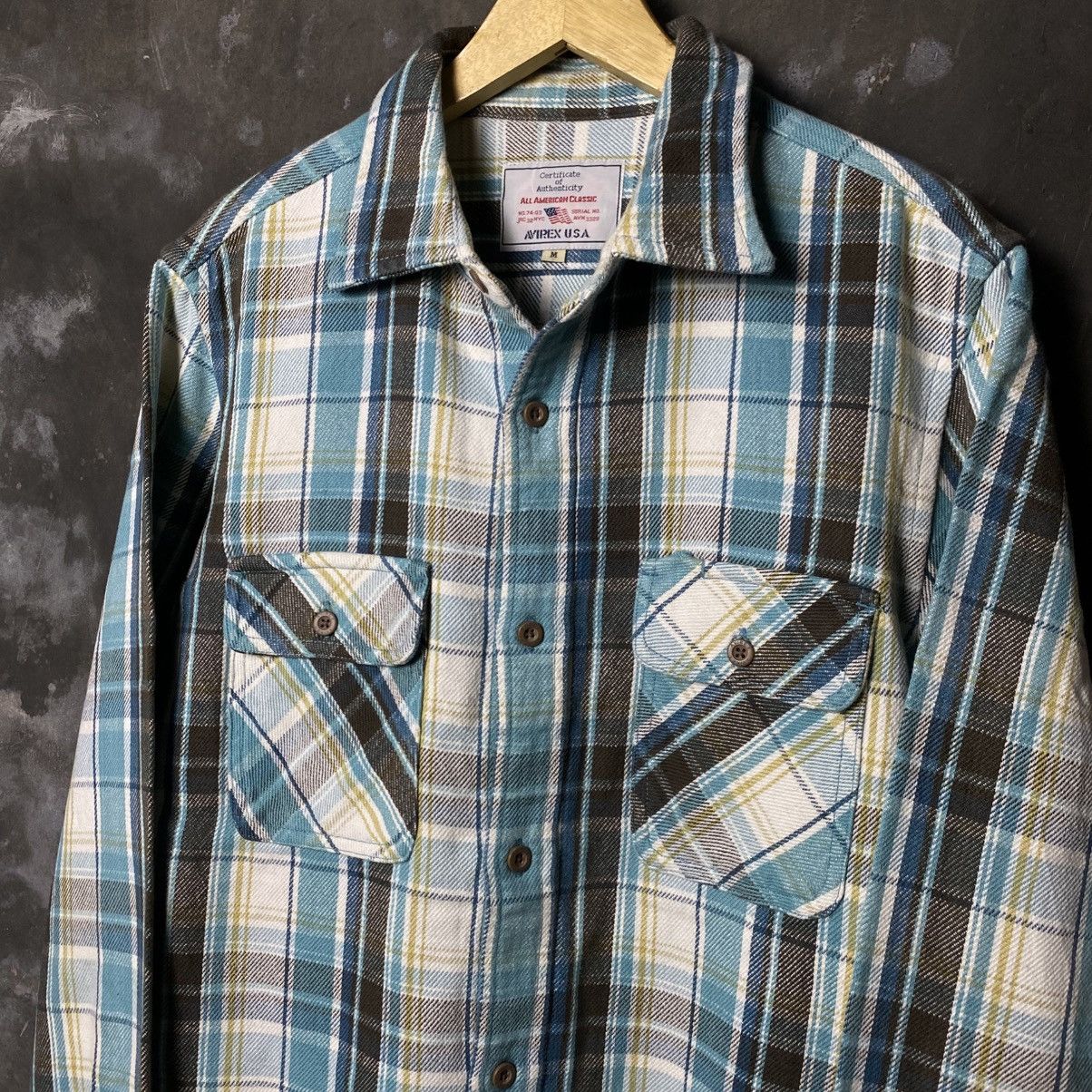 Avirex × Vintage Avirex usa heavyweight flannel shirt Size US M / EU 48-50 / 2 - 1 Thumbnail