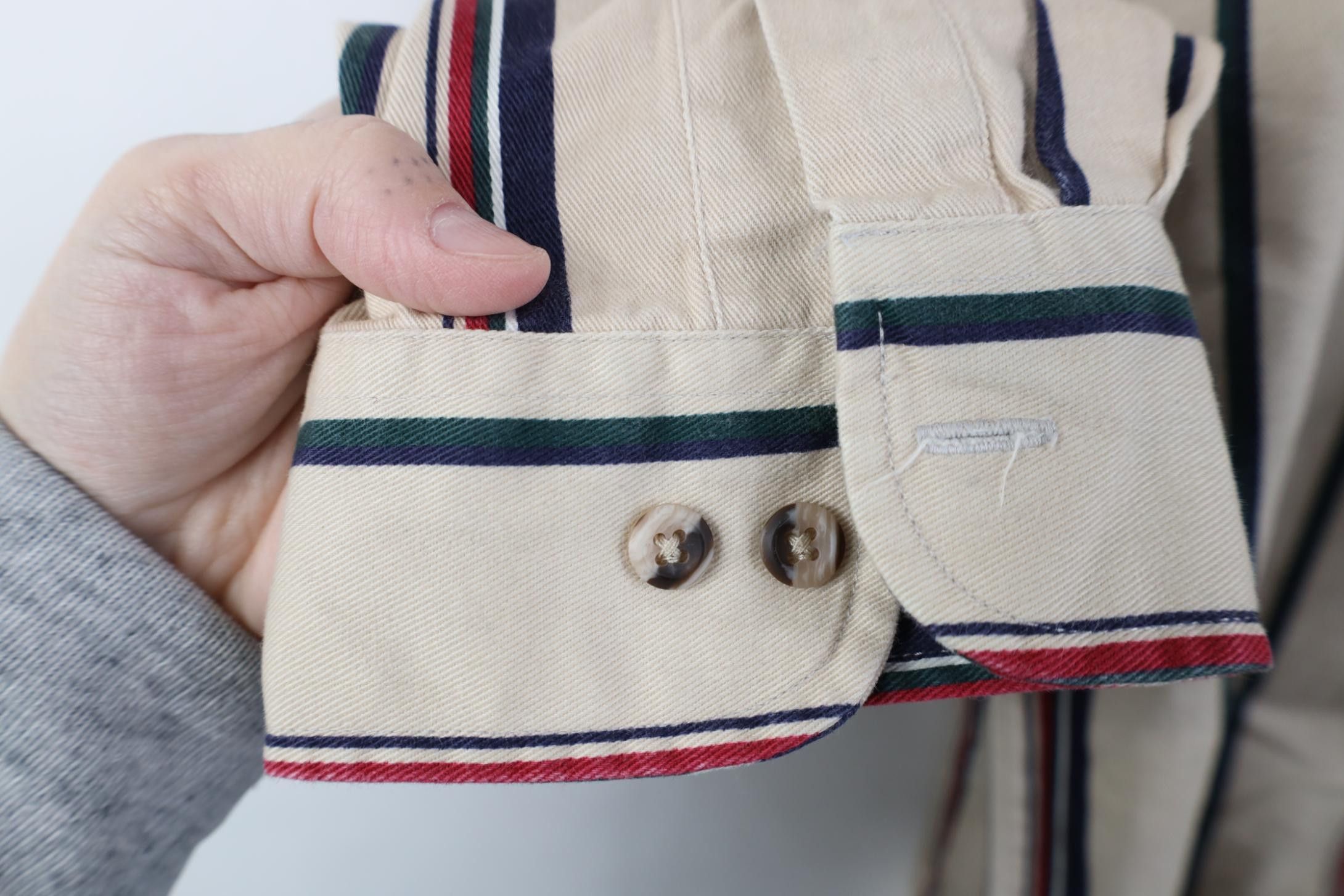 Vintage Vintage 90s Streetwear Tailoring Striped Button Down Shirt Size US XL / EU 56 / 4 - 6 Thumbnail