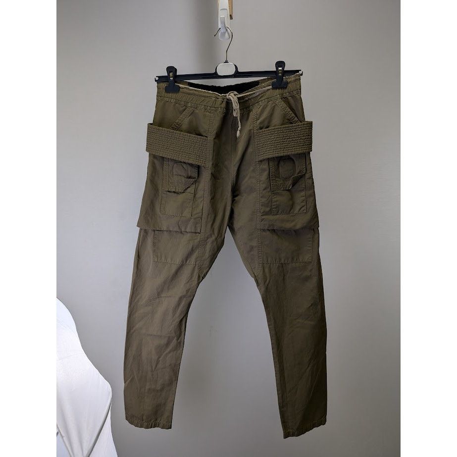Rick Owens Drkshdw o1rbi21 Cargo Creatch Pants in Green Size US 30 / EU 46 - 1 Thumbnail