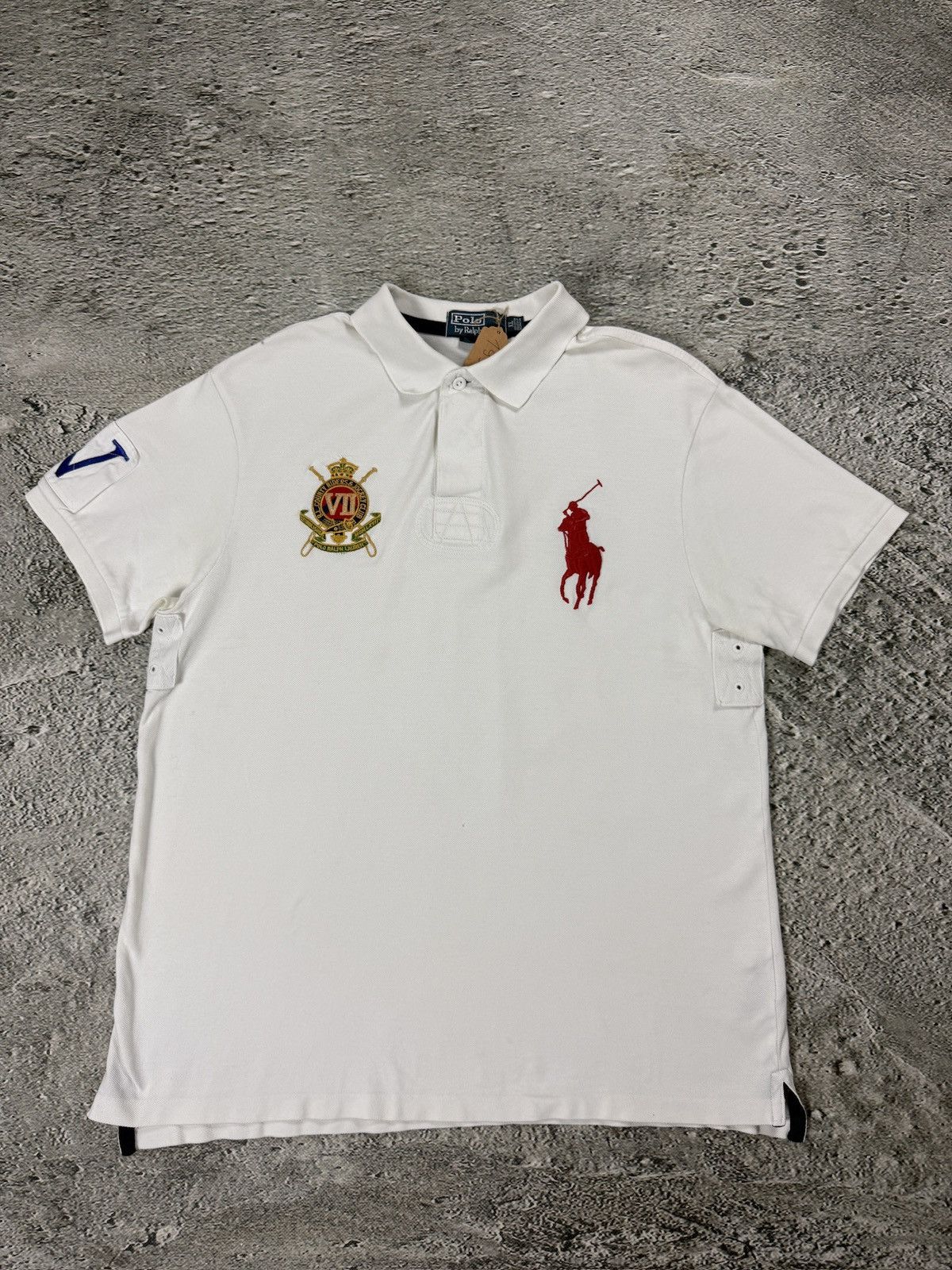 Polo Ralph Lauren Chief Keef Polo Ralph Lauren white red big pony Size US XL / EU 56 / 4 - 1 Thumbnail