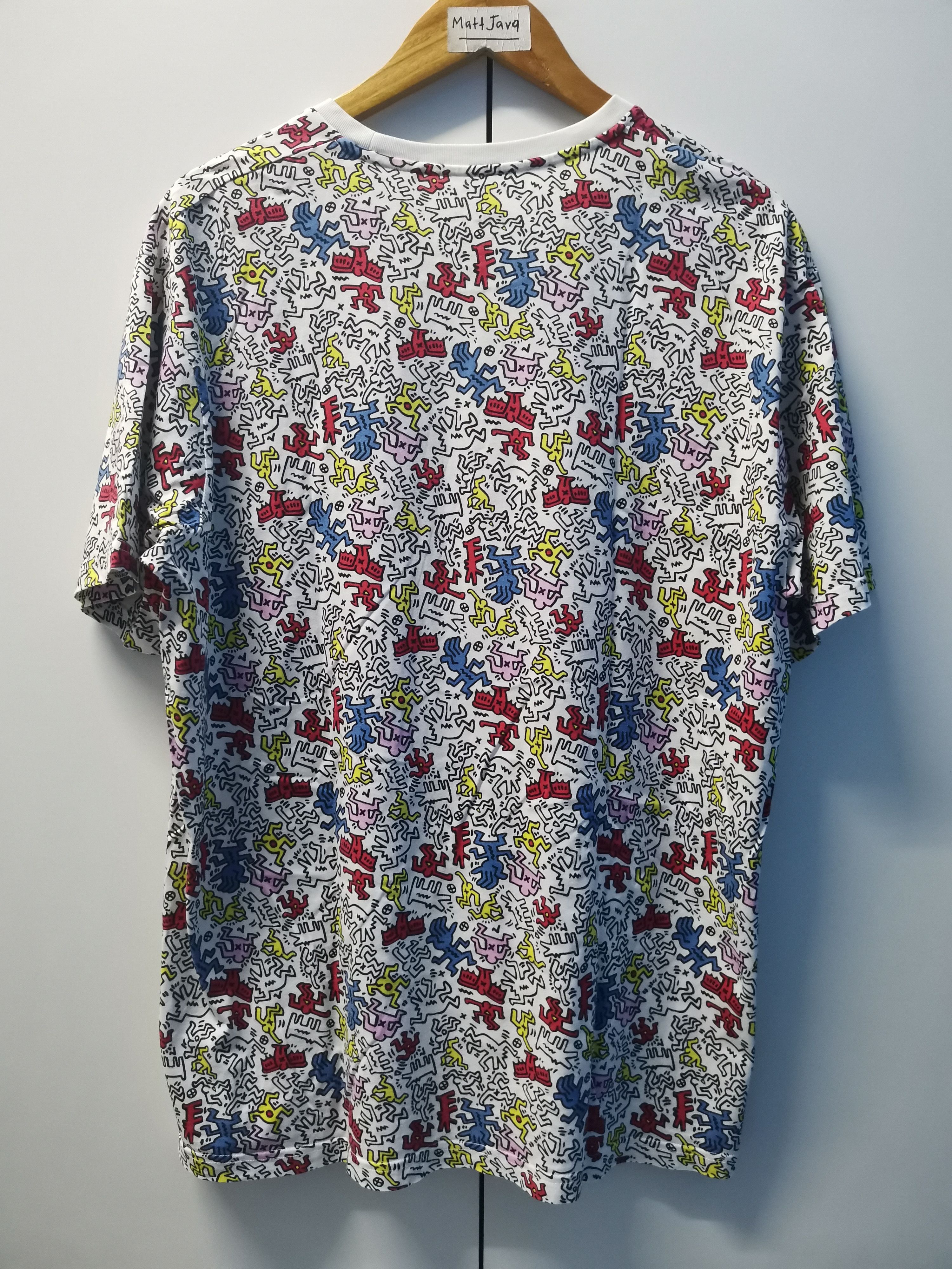 Other Keith Haring Art Graffiti Designer Tee OverPrint Size US XL / EU 56 / 4 - 2 Thumbnail