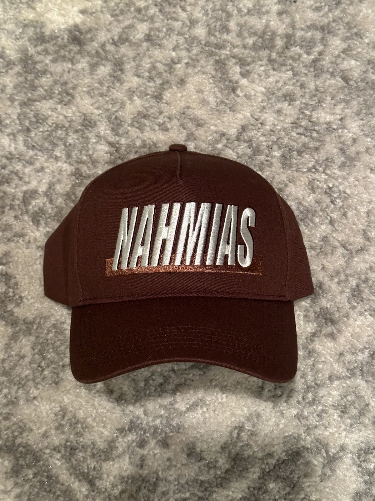 image of Nahmias Brown Racing Hat - Vice Snapback, Men's