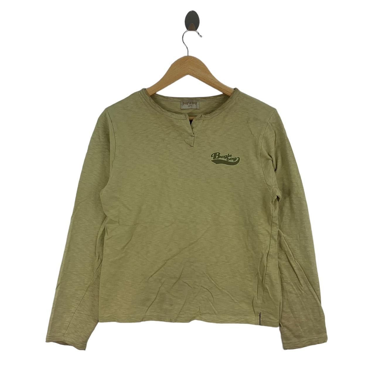 Bugle Boy Vintage BUGLE BOY SKATEBOARD Plain Henley Tee Shirt Top Size US M / EU 48-50 / 2 - 1 Thumbnail