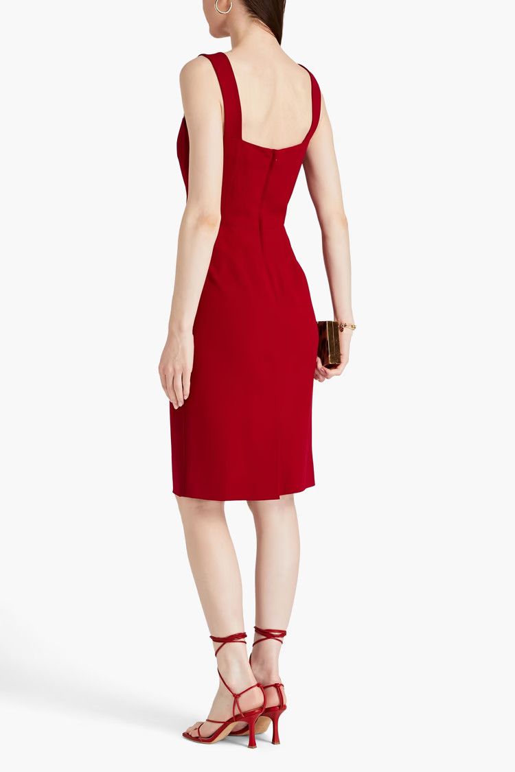 Dolce & Gabbana o1y0825 Midi Dress in Red Size M / US 6-8 / IT 42-44 - 3 Thumbnail