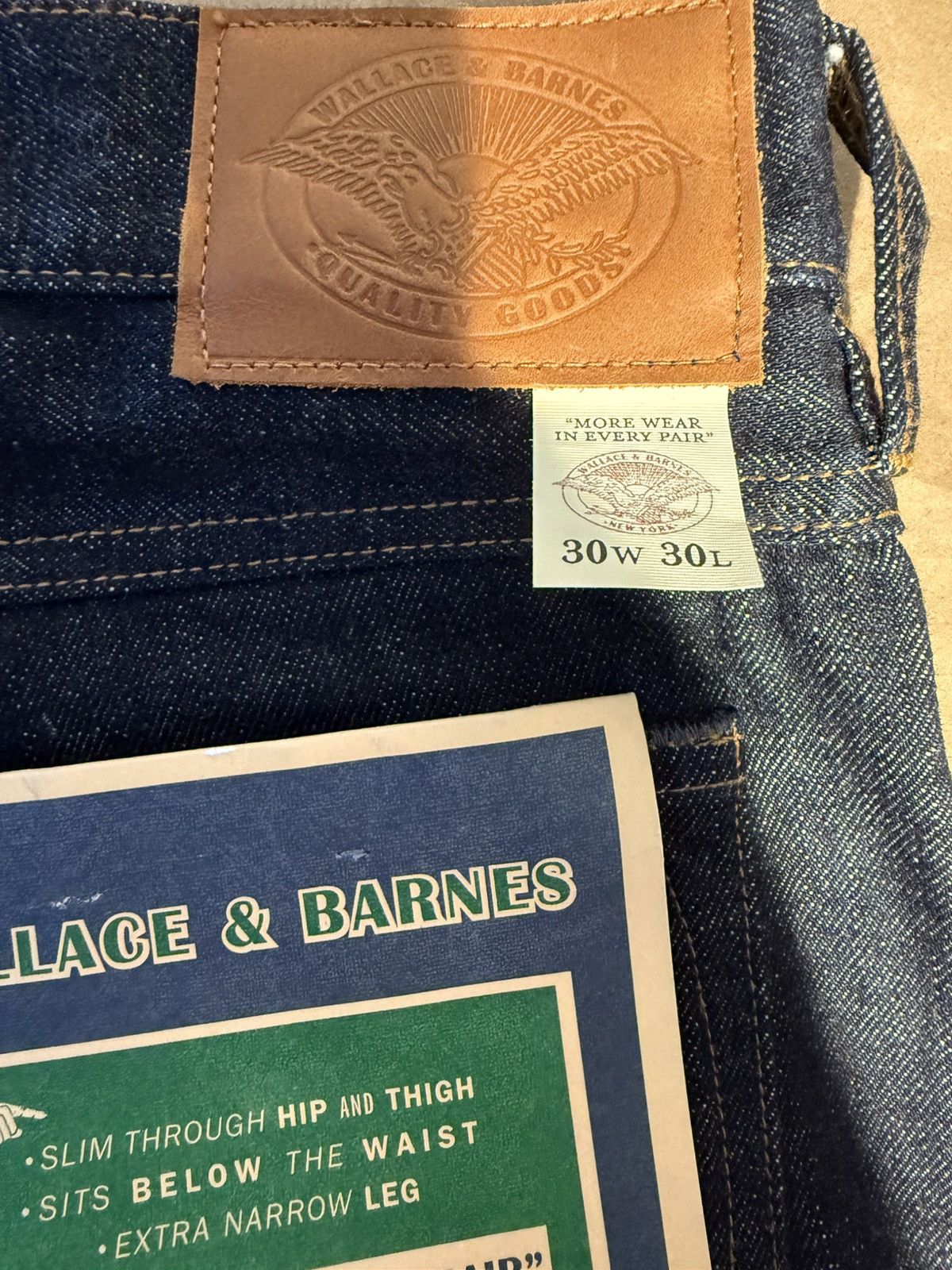 Wallace & Barnes Wallace and Barnes Slim Japanese Selvedge Denim Size US 30 / EU 46 - 5 Thumbnail