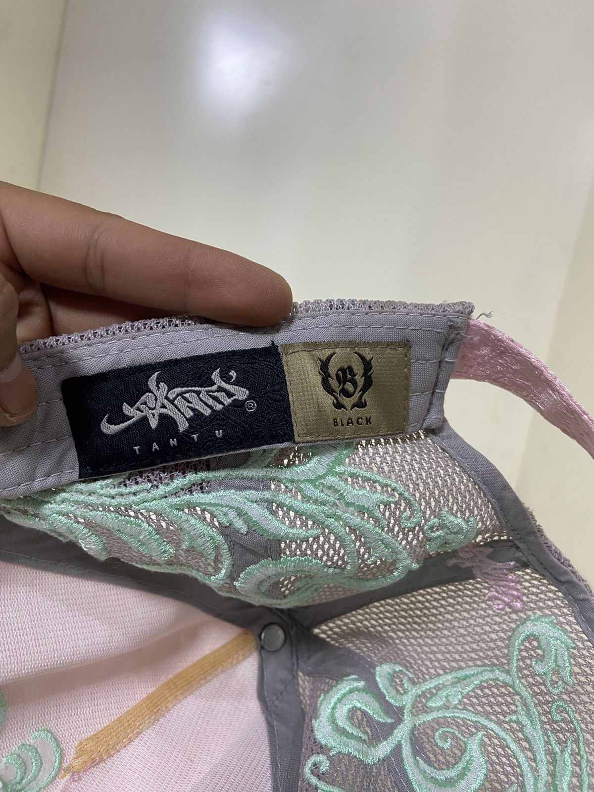 Japanese Brand Tantu black trucker hats embroidery Size ONE SIZE - 9 Thumbnail