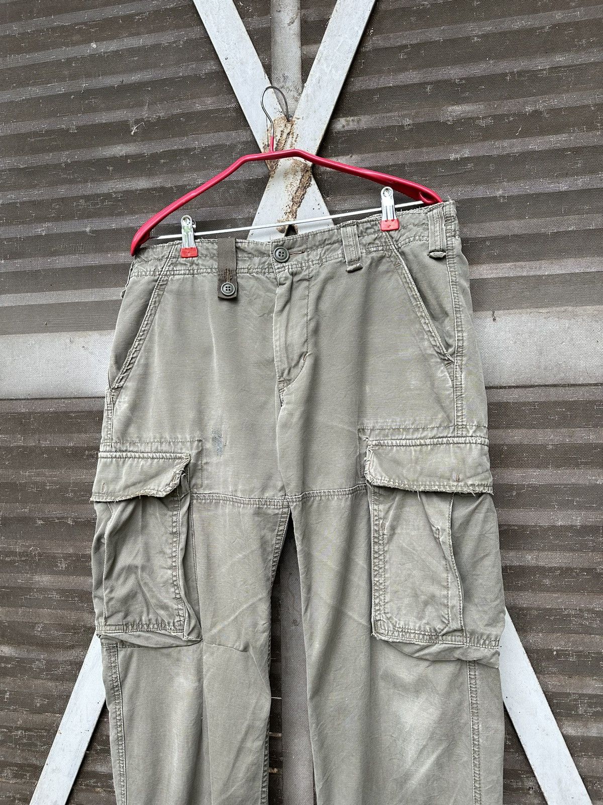 Alpha Industries 🪖Vintage THRASHED Alpha Industries Cargo Pants Size US 34 / EU 50 - 8 Thumbnail