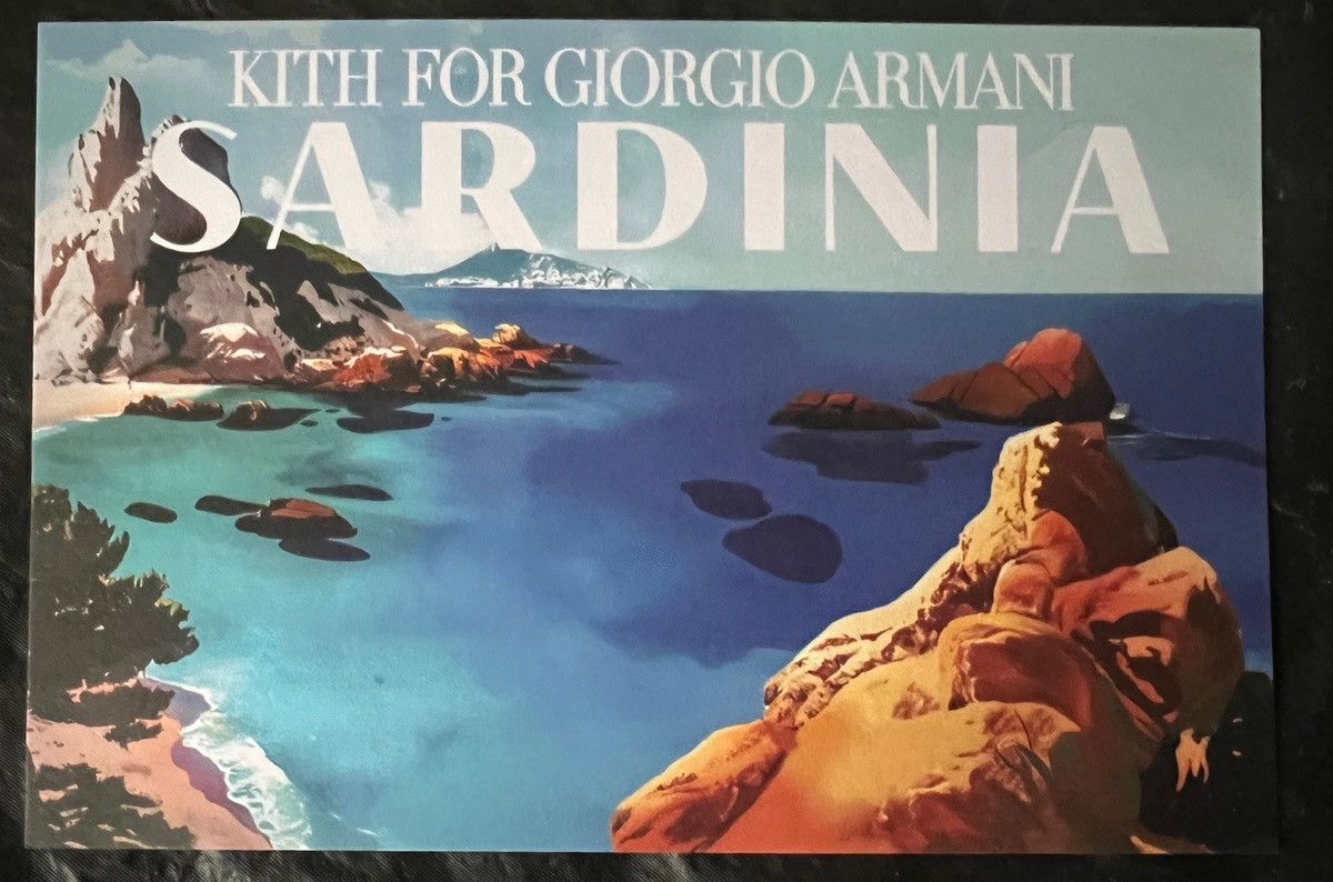 Kith x Giorgio Armani SARDINIA Postcard (POP UP EXCLUSIVE)