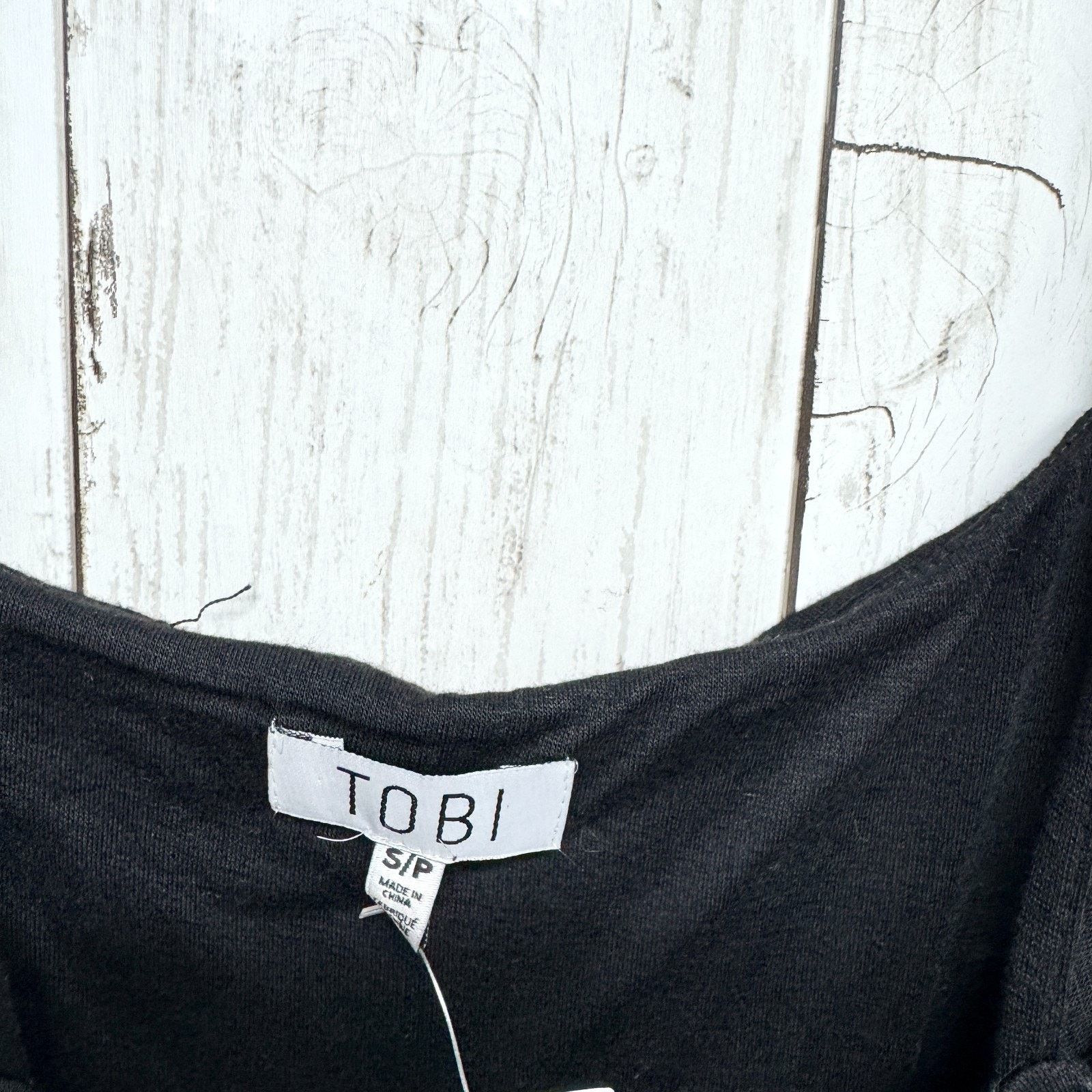 Other Tobi Dress Women Size Small Black Sleeveless Sheath Stretchy Size S / US 4 / IT 40 - 2 Thumbnail