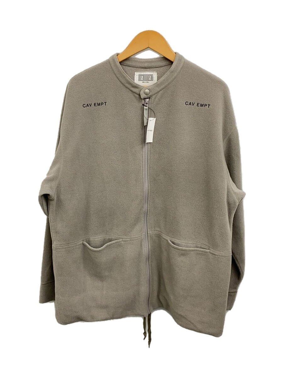Cav Empt Gray Polyester Stand Collar Fleece Zip Up Size US L / EU 52-54 / 3 - 2 Thumbnail