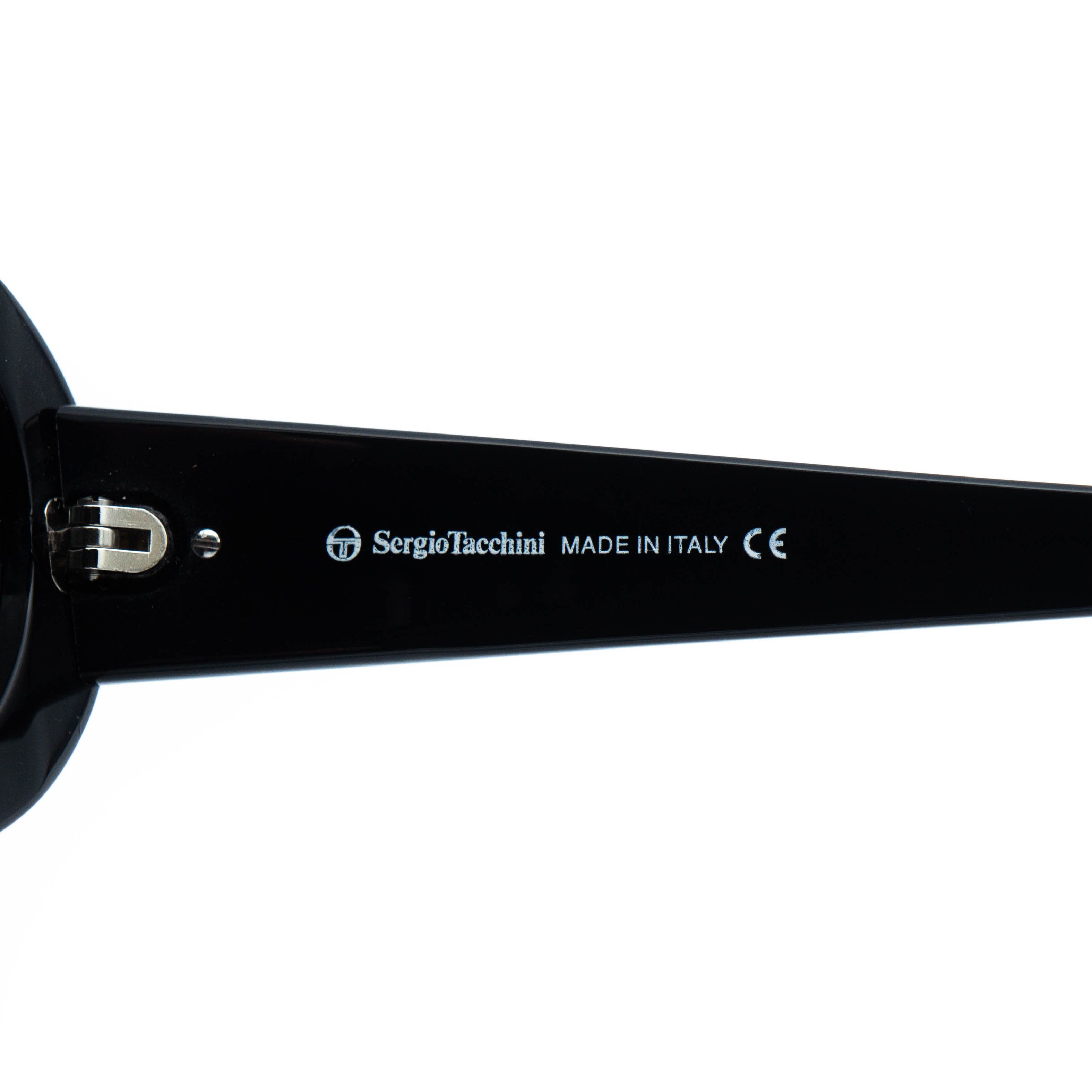 Sergio Tacchini Sergio Tacchini ST 1538-S Black Oval Sunglasses Vintage Size ONE SIZE - 7 Thumbnail