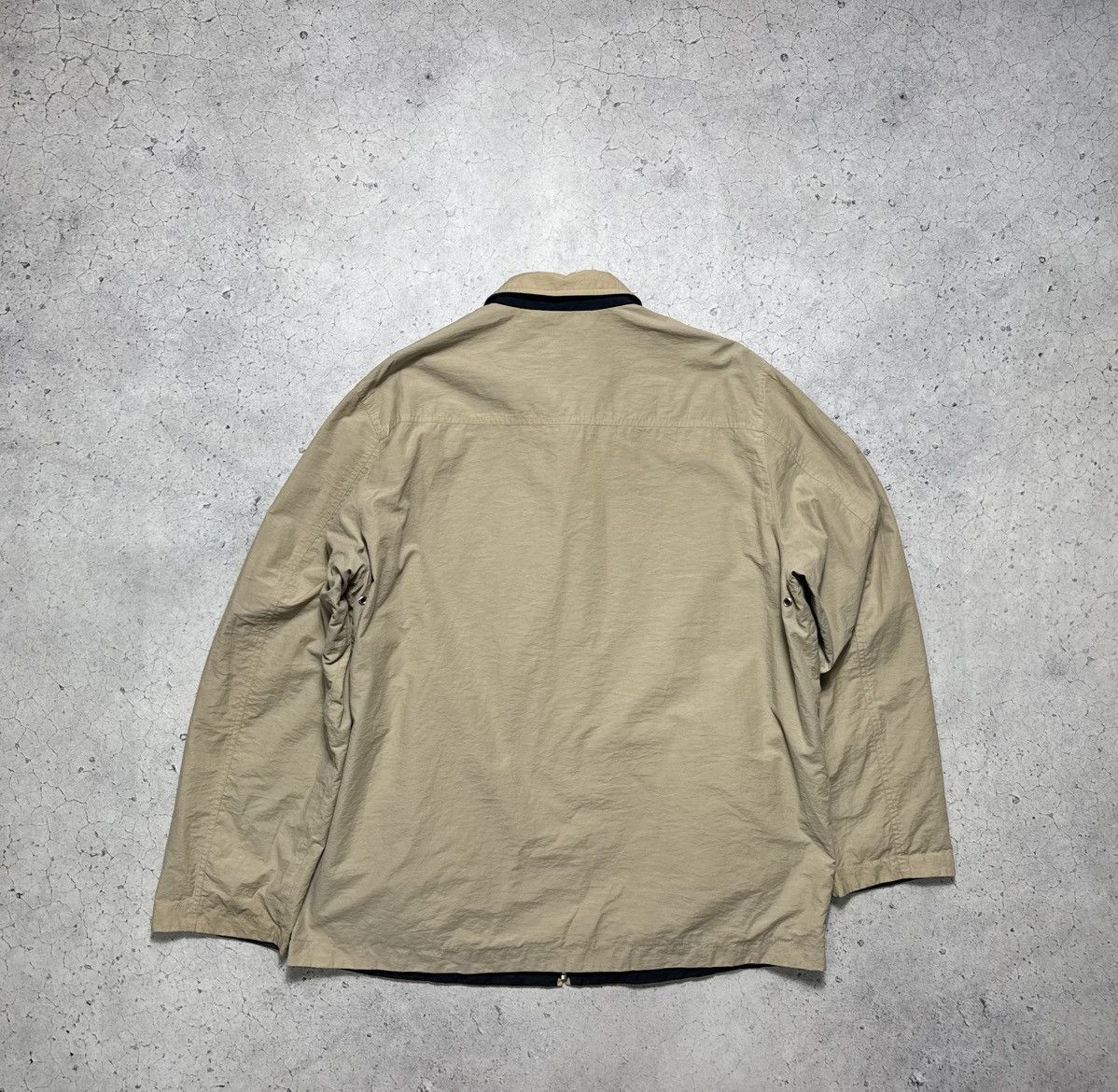 Lacoste Lacoste Vintage Overshot Reversible Jacket Beige Size US XL / EU 56 / 4 - 2 Thumbnail