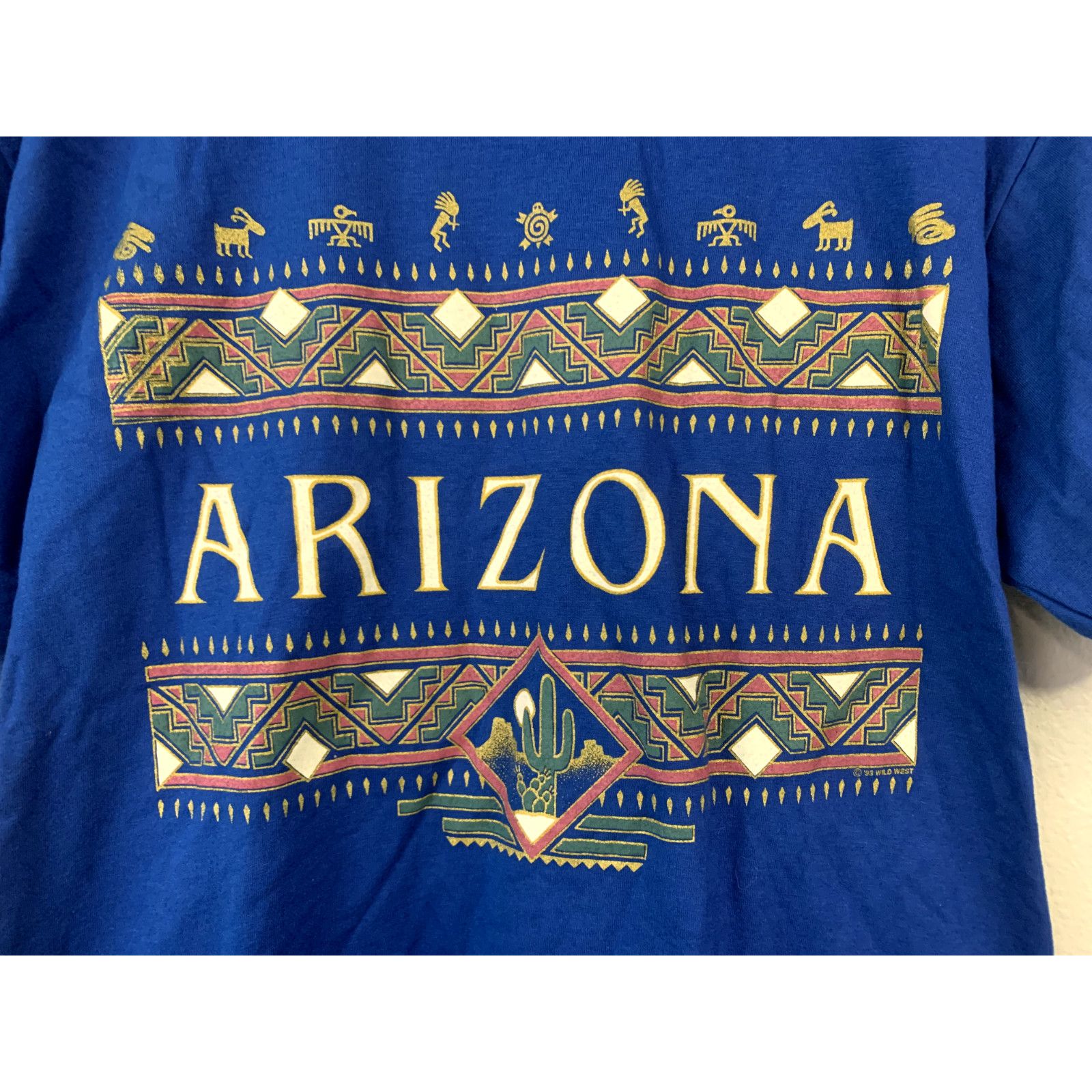 Jerzees Vintage Arizona Tribal Shirt AZ Art Graphic Tee 1993 L Size US L / EU 52-54 / 3 - 2 Thumbnail
