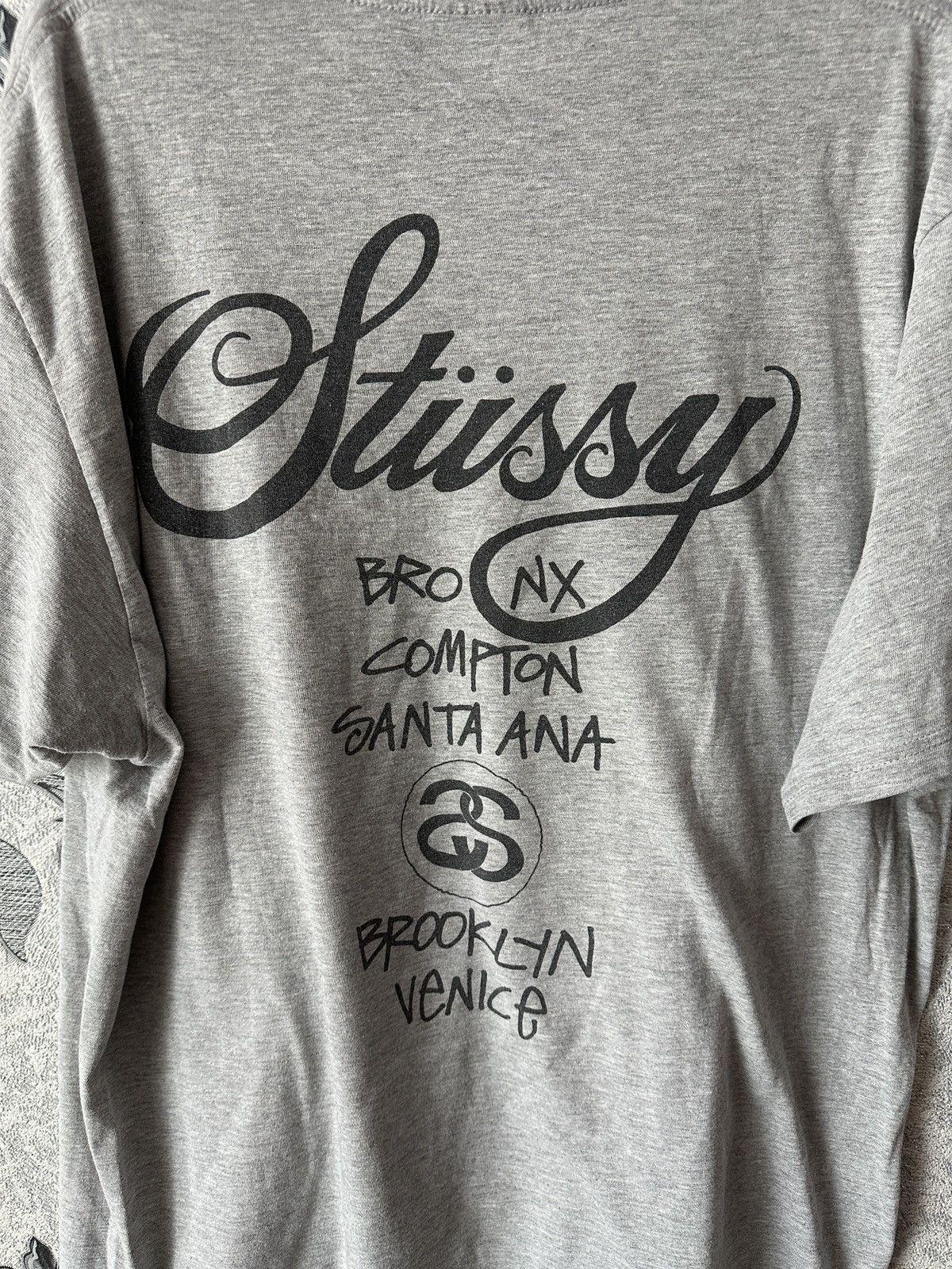 Stussy STUSSY WORLD TOUR TEE vintage t shirt L Size US L / EU 52-54 / 3 - 7 Thumbnail