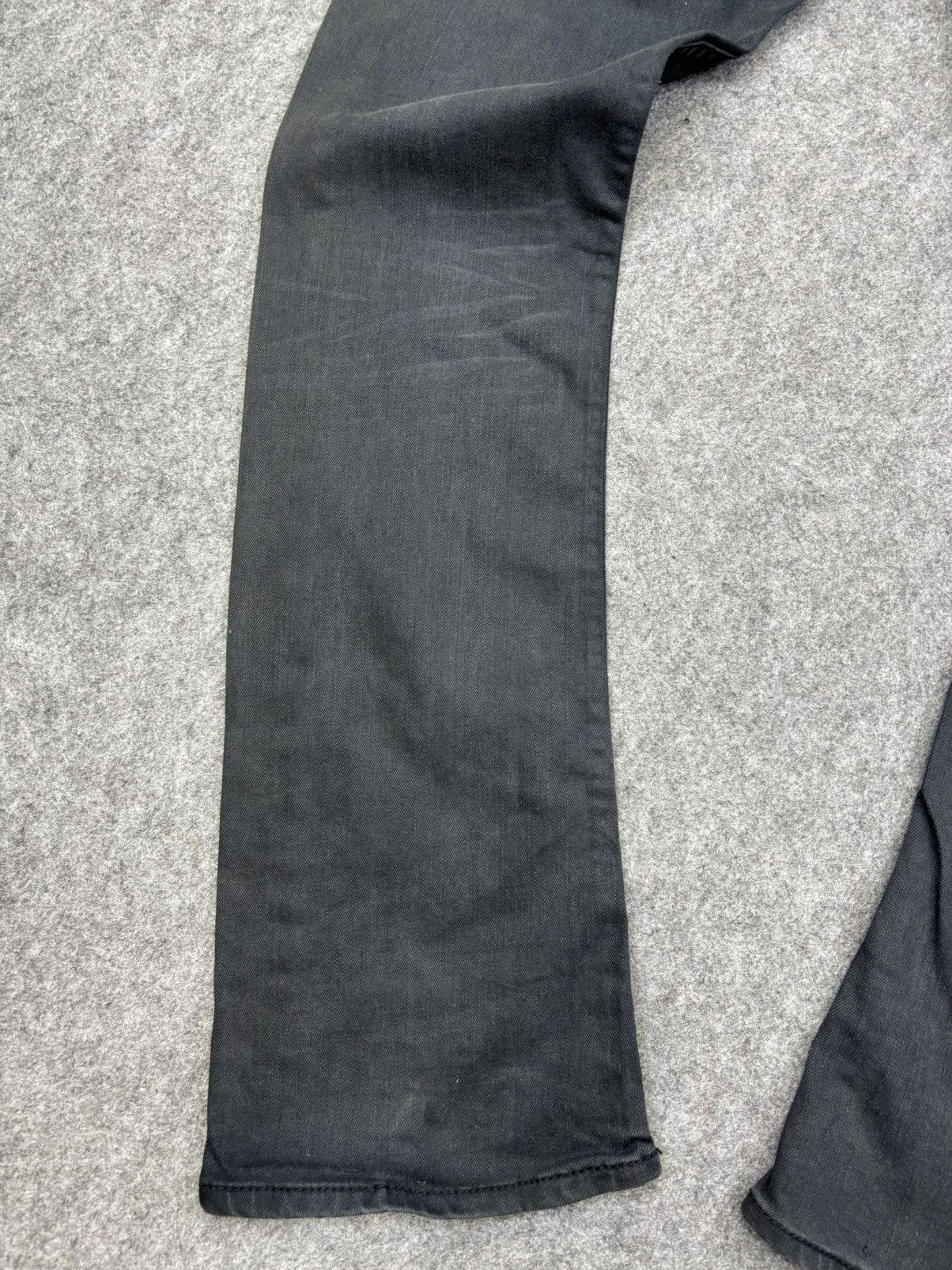 Japanese Brand 💥Flare💥 Urban Craft Black Wash Minimalist Denim F828 Size US 33 - 15 Thumbnail