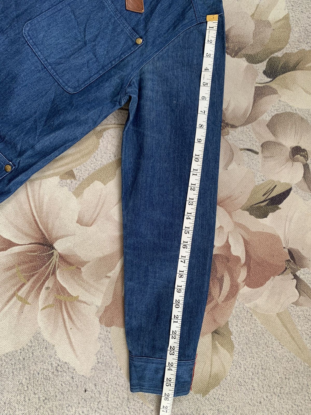 Japanese Brand Donuts 45 Buttons HANDMADE Denim Jacket Size US L / EU 52-54 / 3 - 12 Thumbnail