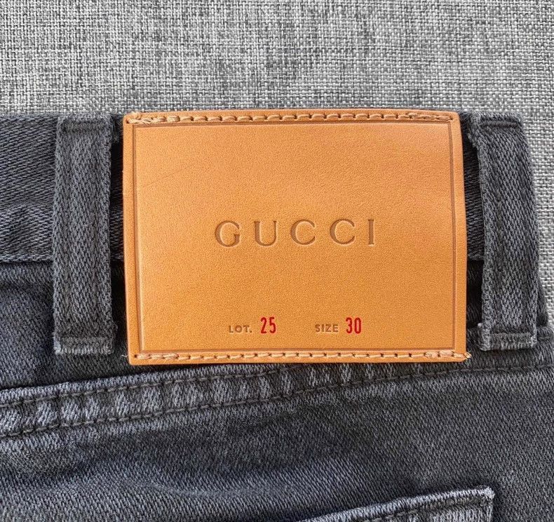 Gucci Gucci Hummingbird Patch Denim Pants Size 30-2505 Size US 30 / EU 46 - 7 Thumbnail