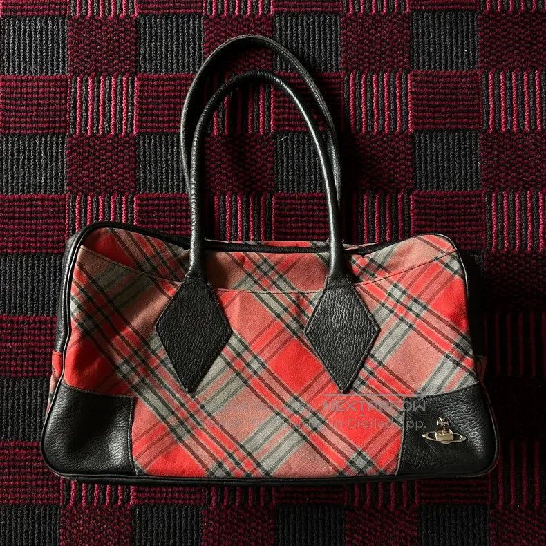 Vivienne Westwood Vivienne Westwood size os Red Plaid Square Bag Size ONE SIZE - 2 Thumbnail