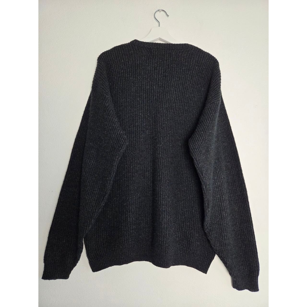 Le TIGRE Vintage Le Tigre Sweater Mens Large Charcoal Black Made USA Size US L / EU 52-54 / 3 - 2 Thumbnail