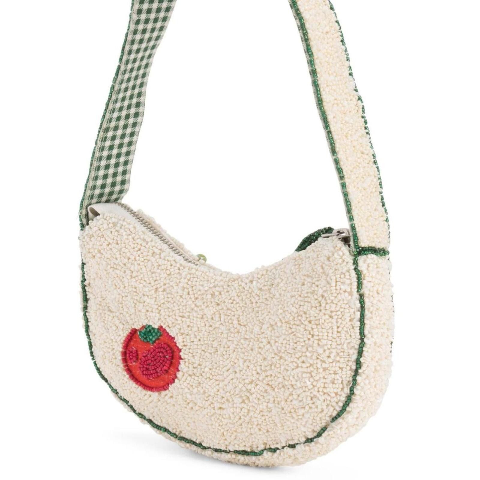 Marsell TikTok Viral Vegetable Garden Beaded Bag Size ONE SIZE - 4 Thumbnail