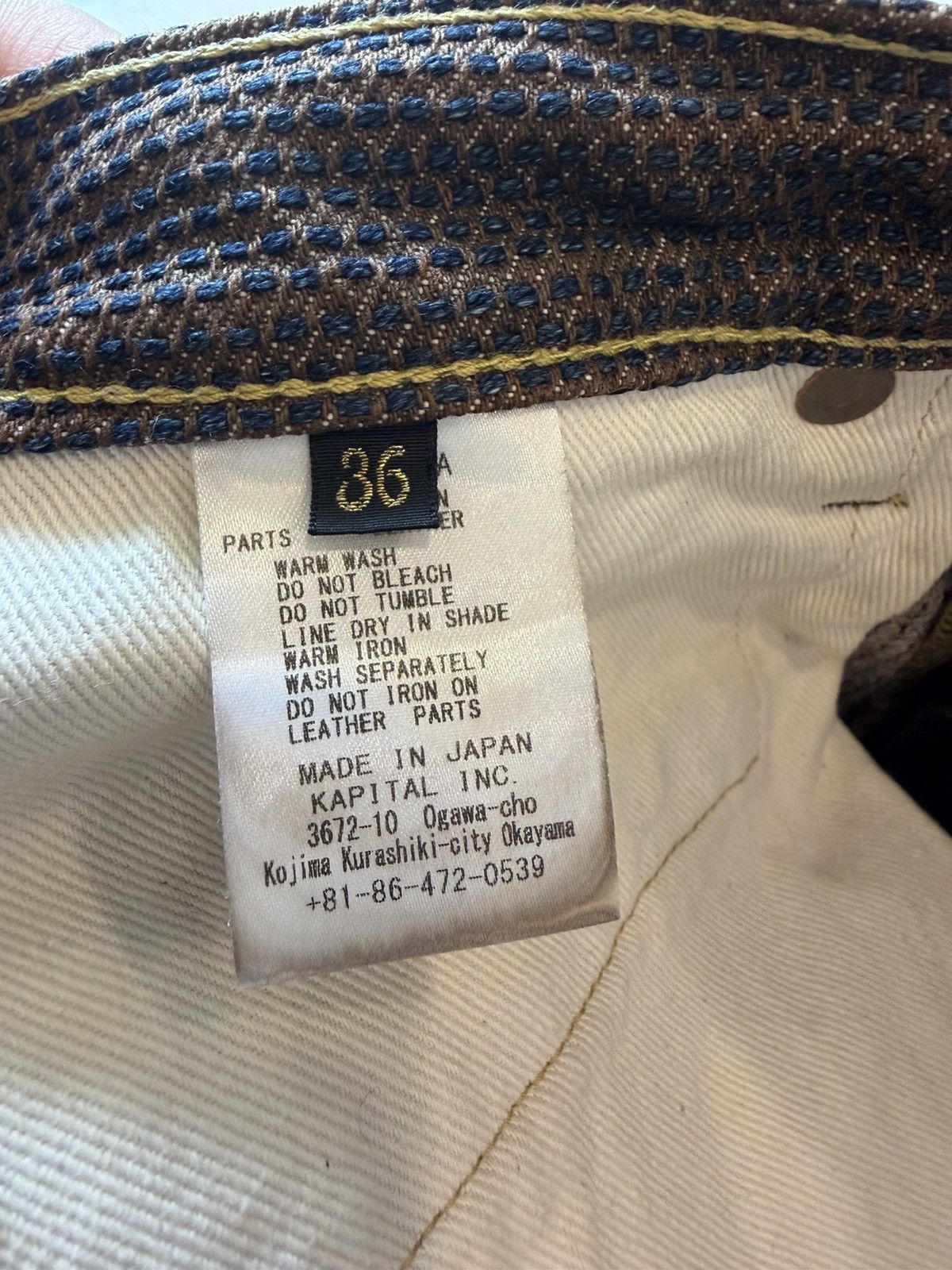 Kapital KAPITAL CENTURY DENIM Size US 36 / EU 52 - 7 Thumbnail