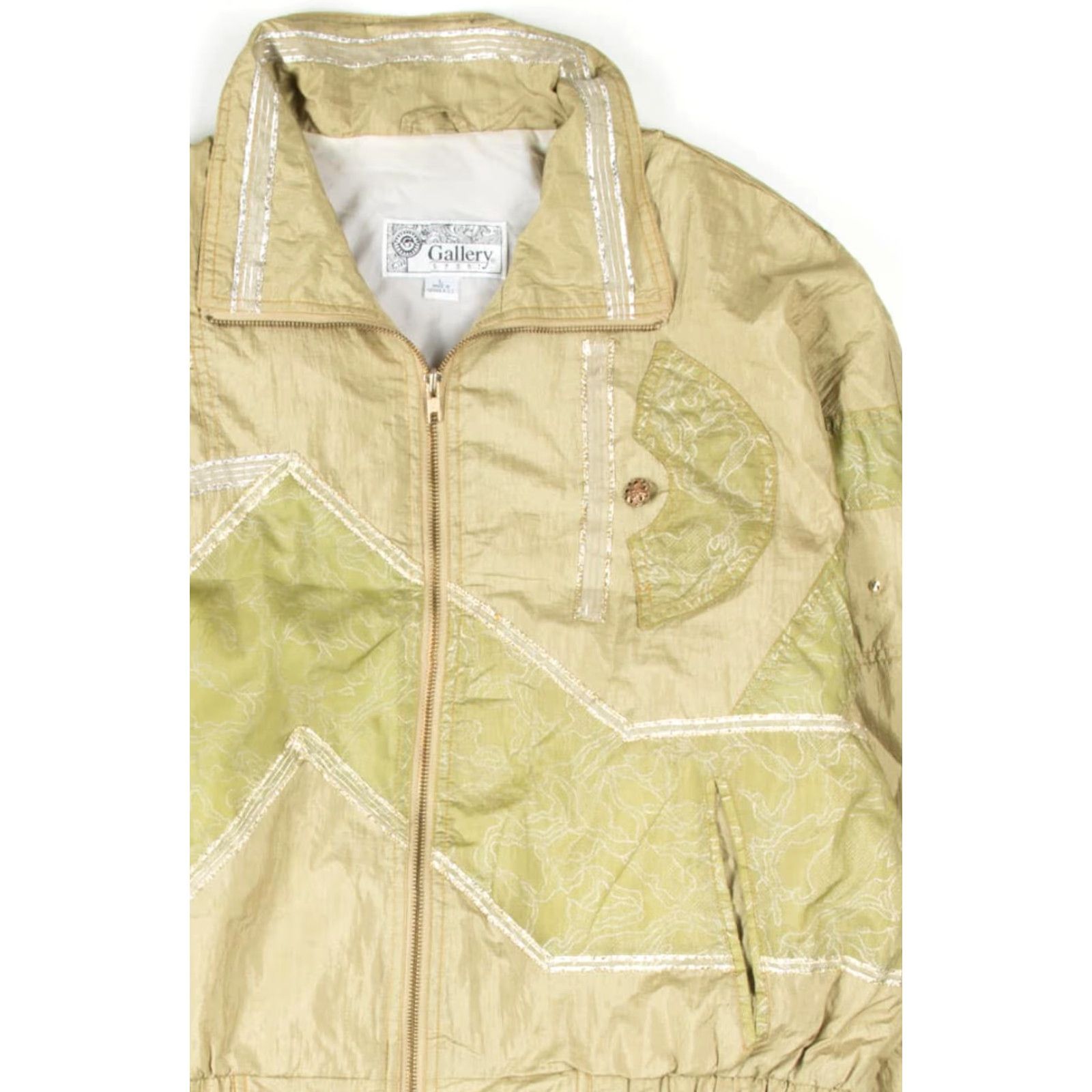 Vintage VINTAGE 90s Jacket Gallery Sport Large Nylon Shell Nylon Lining Mens Womens Boys Girls Size US L / EU 52-54 / 3 - 2 Thumbnail