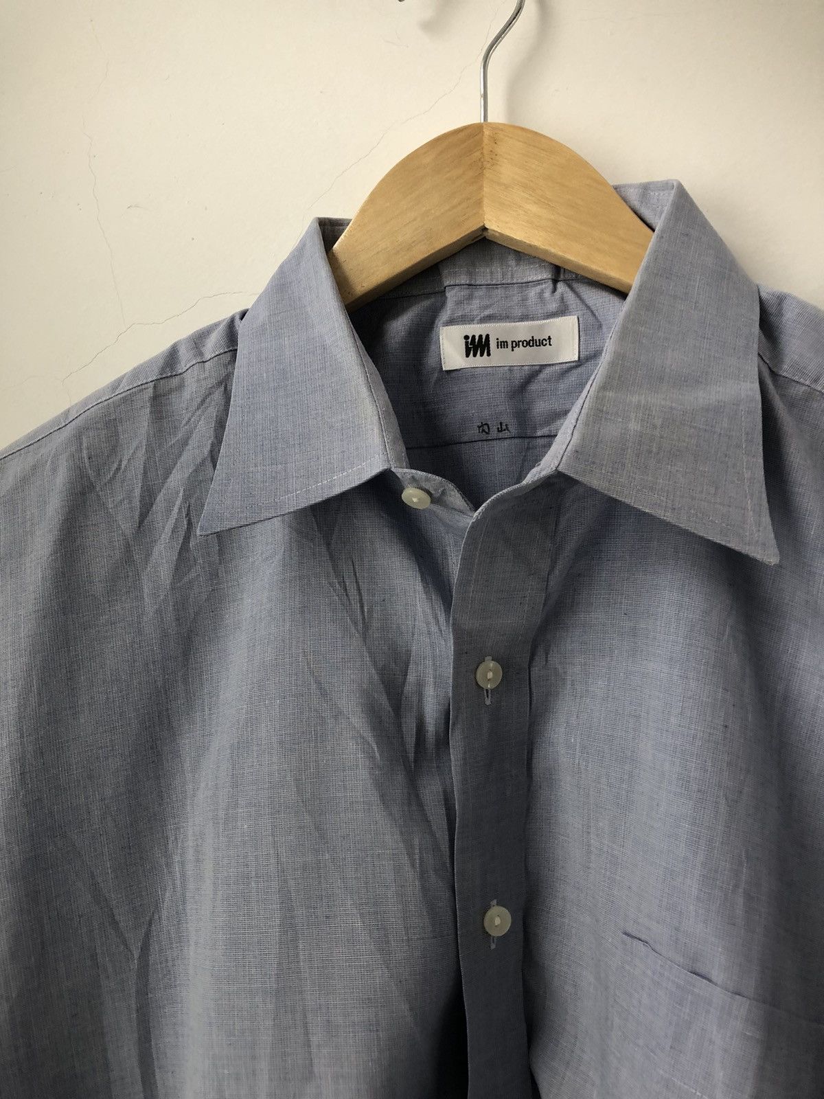 Issey Miyake Basic blue shirt Size US L / EU 52-54 / 3 - 2 Thumbnail