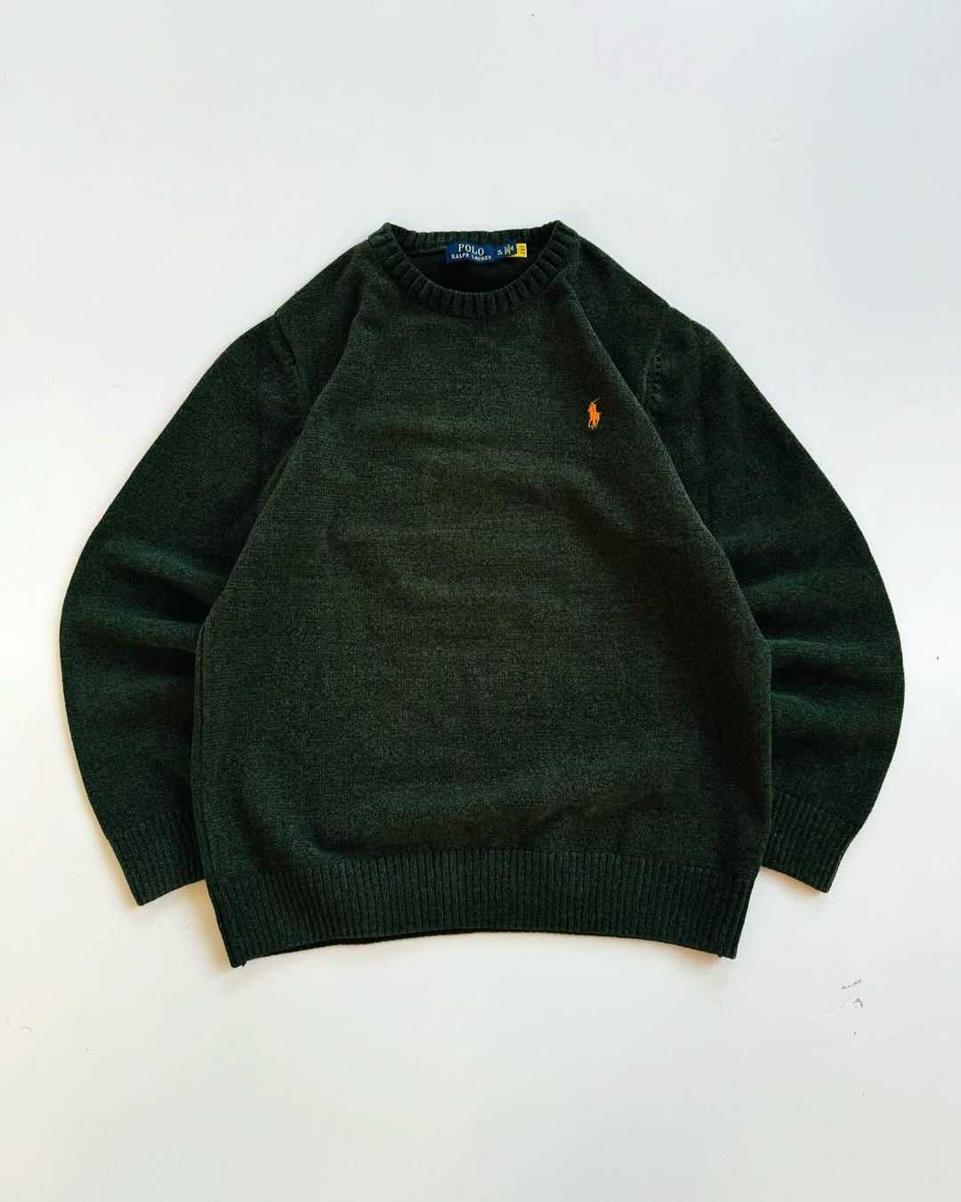 Polo Ralph Lauren × Vintage Vintage Polo Ralph Lauren woolen crew neck sweater Size US XL / EU 56 / 4 - 1 Thumbnail