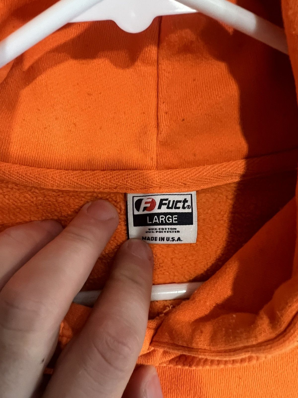 FUCT Fuct OG logo Orange and Black Sweatshirt - Size Large Size US L / EU 52-54 / 3 - 3 Thumbnail