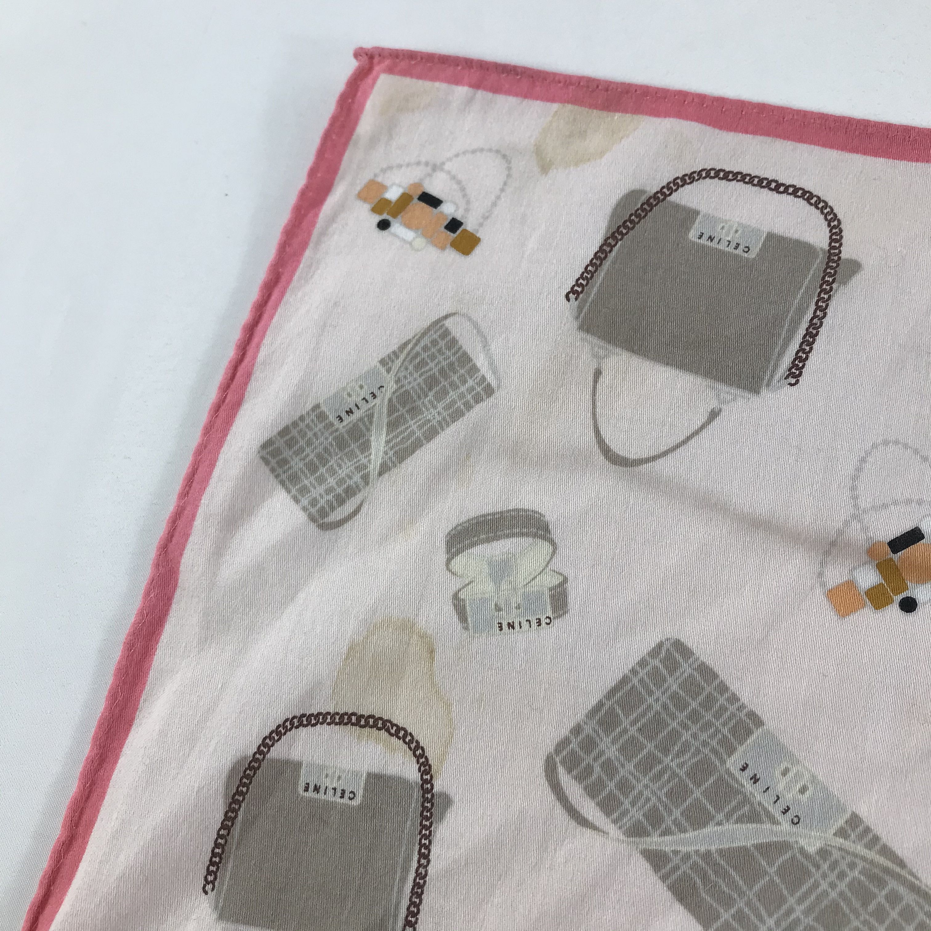Celine × Vintage Celine Bandana / Handkerchief / Neckerchief - S1713 Size ONE SIZE - 3 Thumbnail