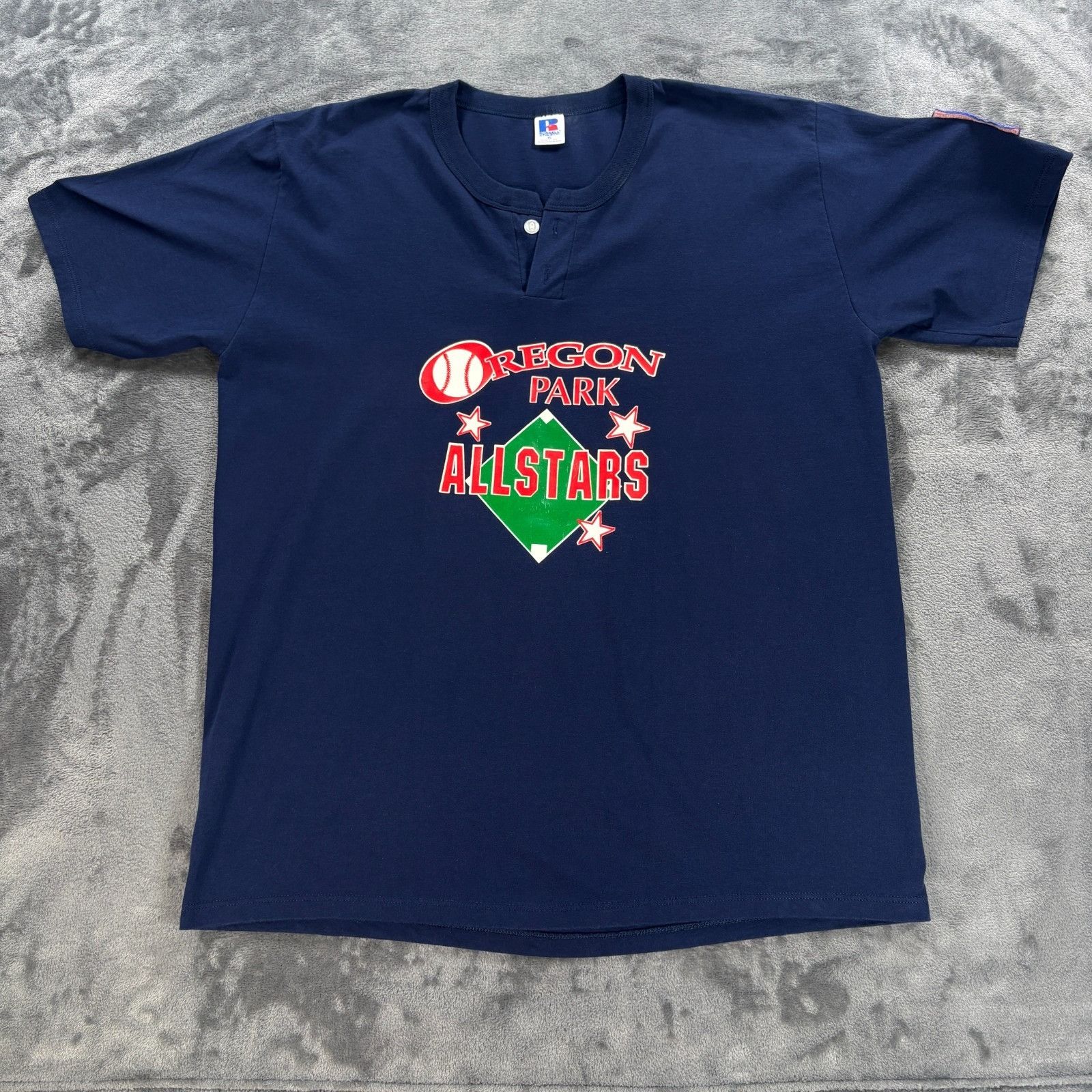 Russell Athletic Russell Athletic Oregon Park Allstars Baseball Shirt Men XL Size US XL / EU 56 / 4 - 1 Thumbnail
