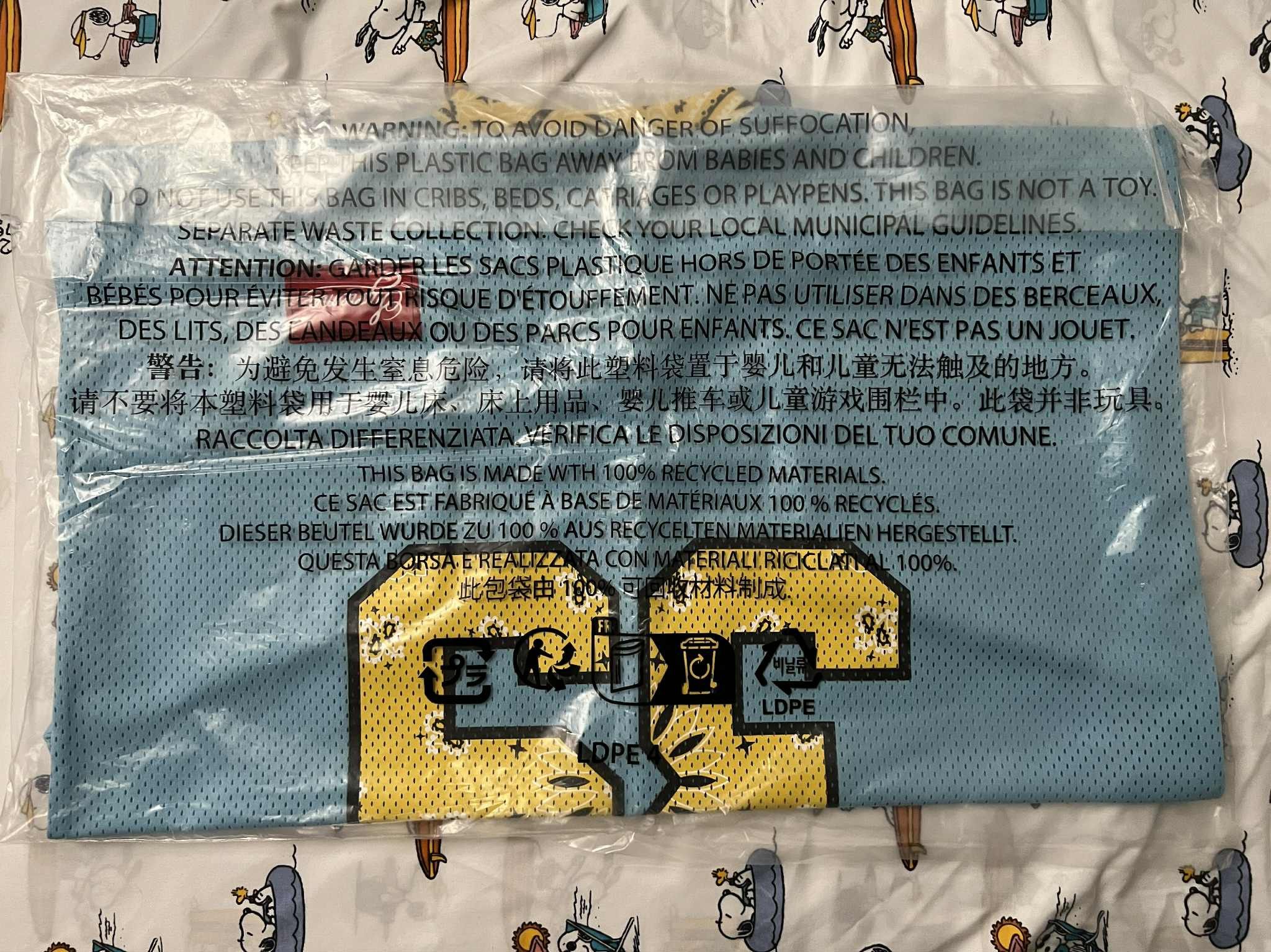 Supreme Bandana Football Jersey Blue Size - Medium