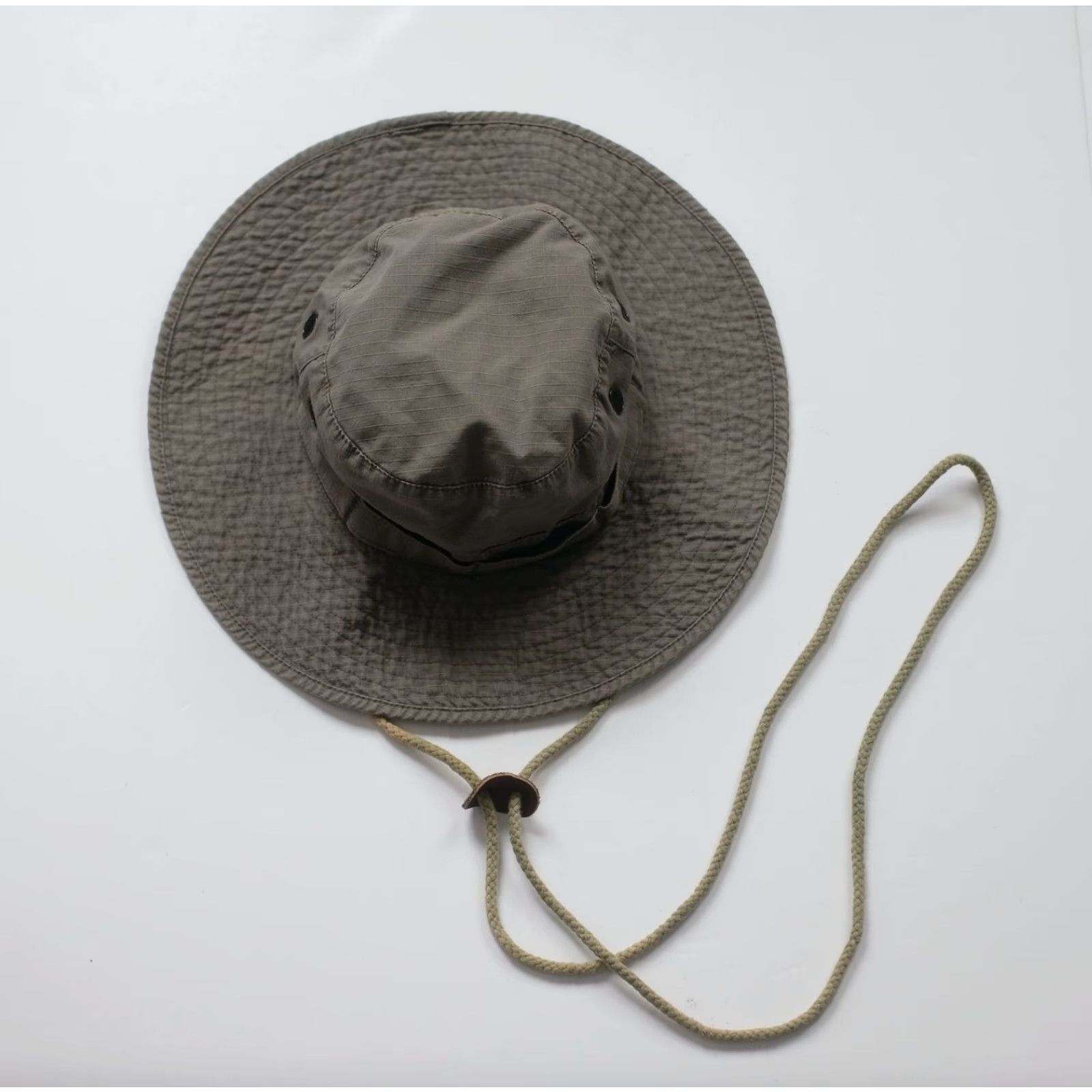 Old Navy VINTAGE Old Navy Army Safari Hat S/M Adult Mens Tan 100% Cotton Wide Brim Adjustable Army Cap 90s 2002 Vintage Classic Outdoor Theme - 2000s Size ONE SIZE - 3 Thumbnail