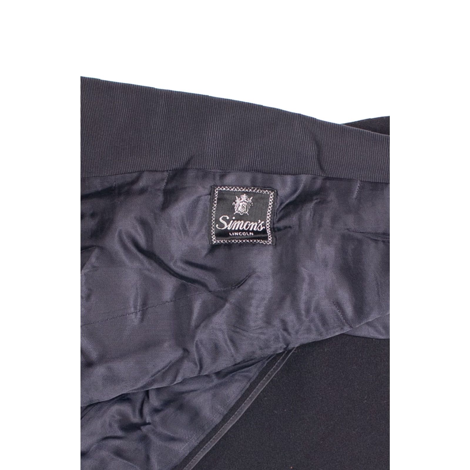 Doublet VINTAGE Simon's Lincoln Tuxedo Jacket Medium Black Double Breasted Formal Mens Size 40R - 4 Thumbnail
