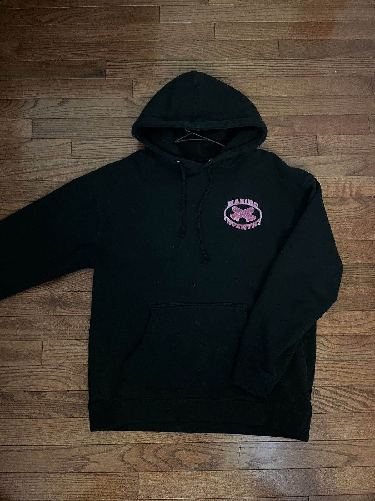 dmckal x MARINO 産ん INFANTRY HOODIE Black lx 