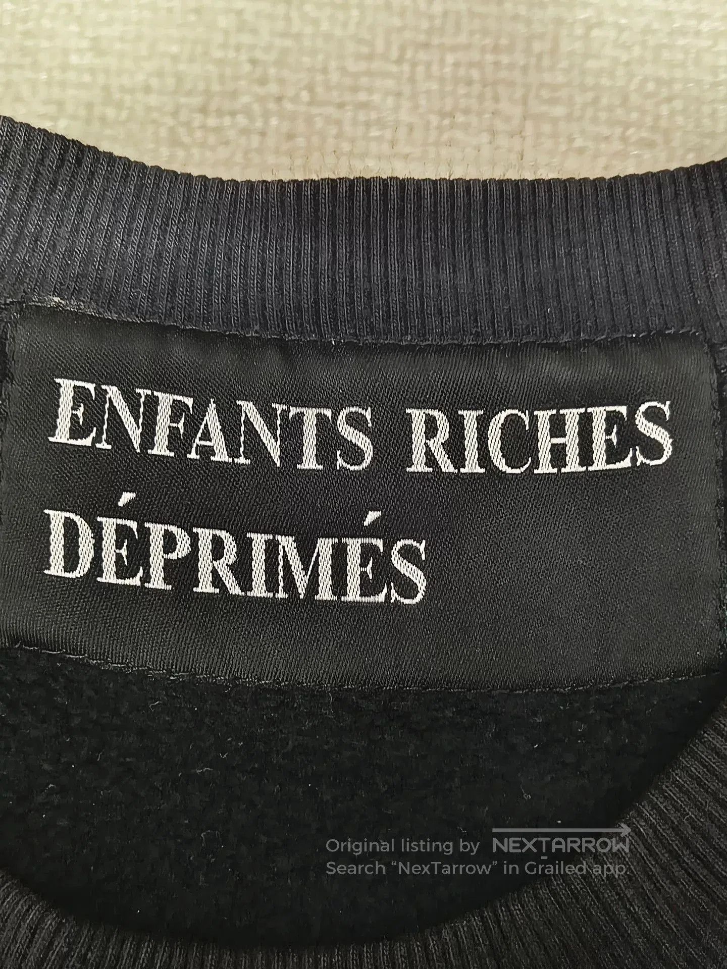 Enfants Riches Deprimes Enfants Riches Deprimes Long Sleeve Black Sweatshirt. Size US M / EU 48-50 / 2 - 4 Thumbnail