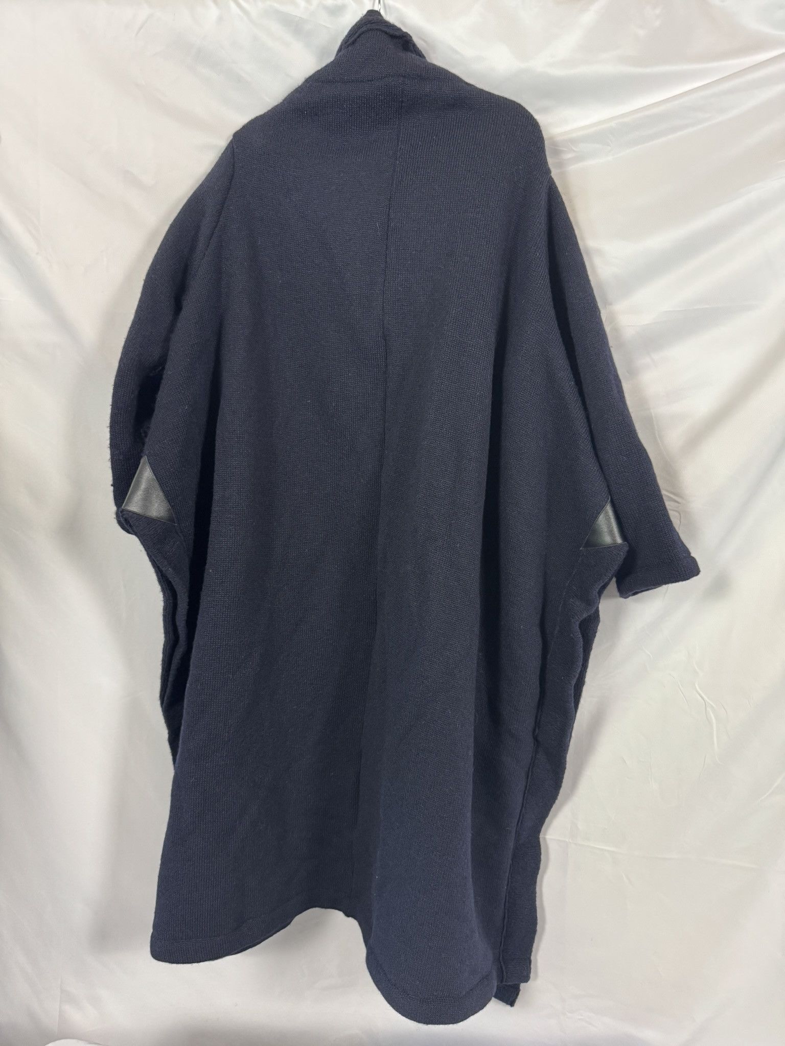 Limi Feu LIMI feu by Yohji Yamamoto Navy Wool Oversized Size ONE SIZE - 3 Thumbnail