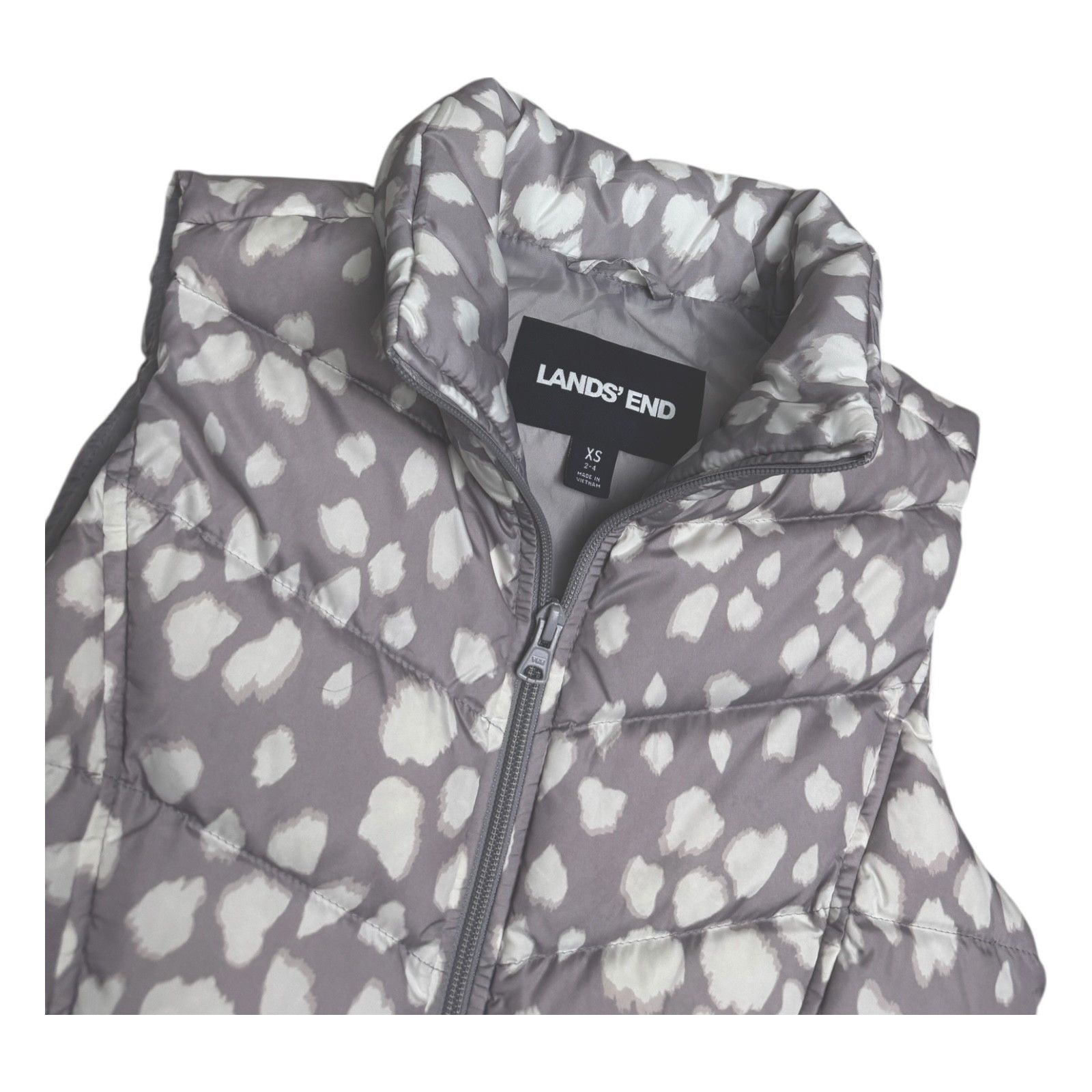 Lands' End LANDS END Down Fill Designer Winter Puffer Parka Vest XS Size XS / US 0-2 / IT 36-38 - 3 Thumbnail