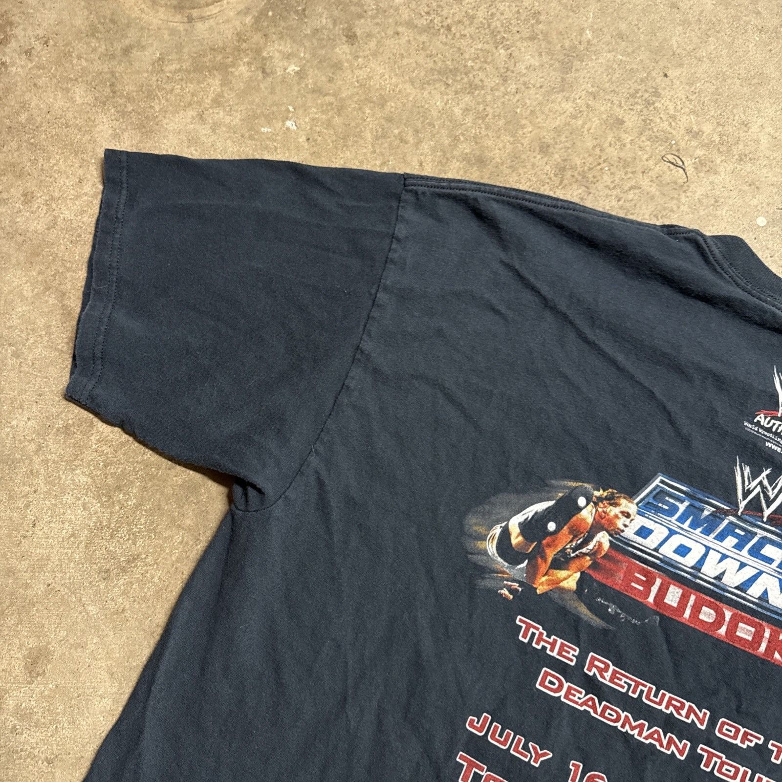 WWE Vintage WWE Shirt 2XL Black 2004 Smackdown Budokan RARE Size US XXL / EU 58 / 5 - 10 Thumbnail