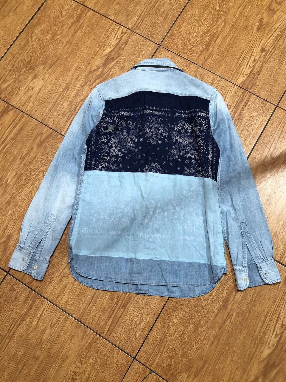 Denim & Supply Ralph Lauren Denim & Supply Ralph Lauren light Shirt Paisley Back Print Size US XS / EU 42 / 0 - 15 Thumbnail