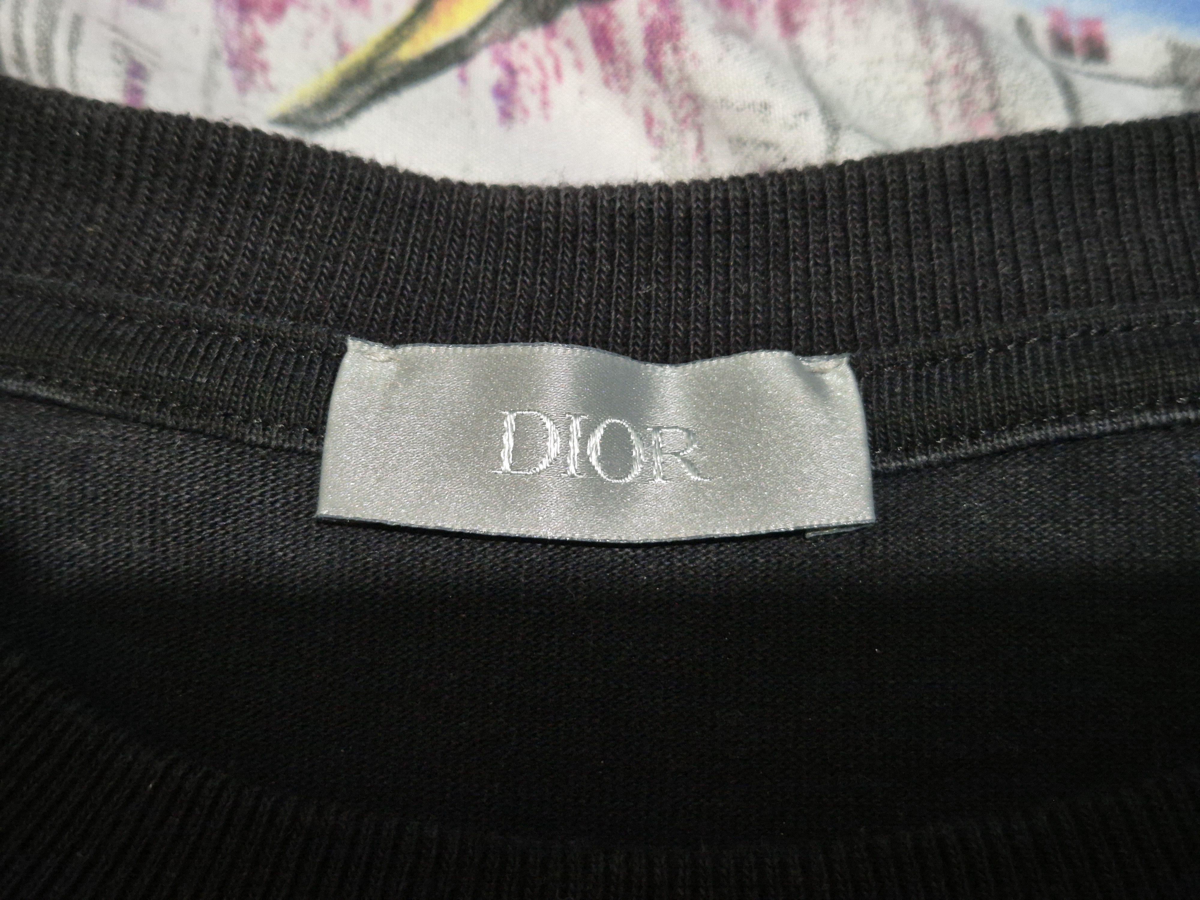 Dior DIOR Flower Embroidered T-shirt Size US S / EU 44-46 / 1 - 2 Thumbnail
