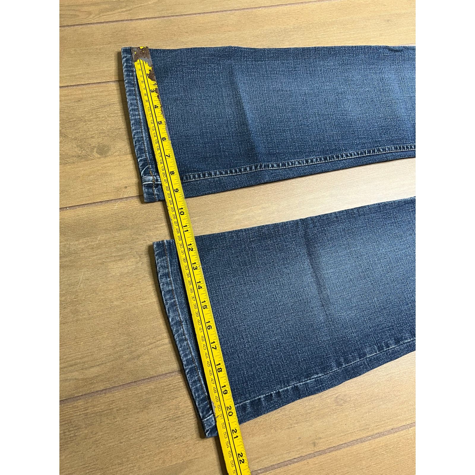 Vintage Vintage L.E.I Y2K Low Rise Flare Jean Women Sz 5 boho retro Size 27" / US 4 / IT 40 - 9 Thumbnail