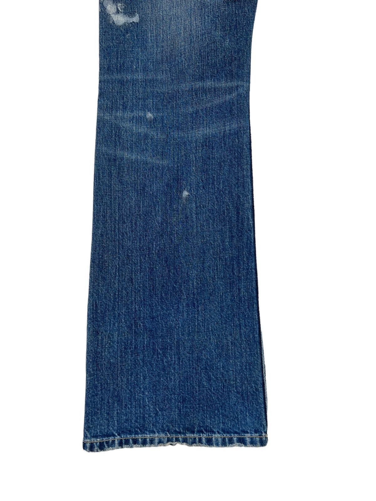 Vintage Vintage RNA Japan Distress Patchwork Mud Denim Flare Jeans Size US 29 - 16 Thumbnail