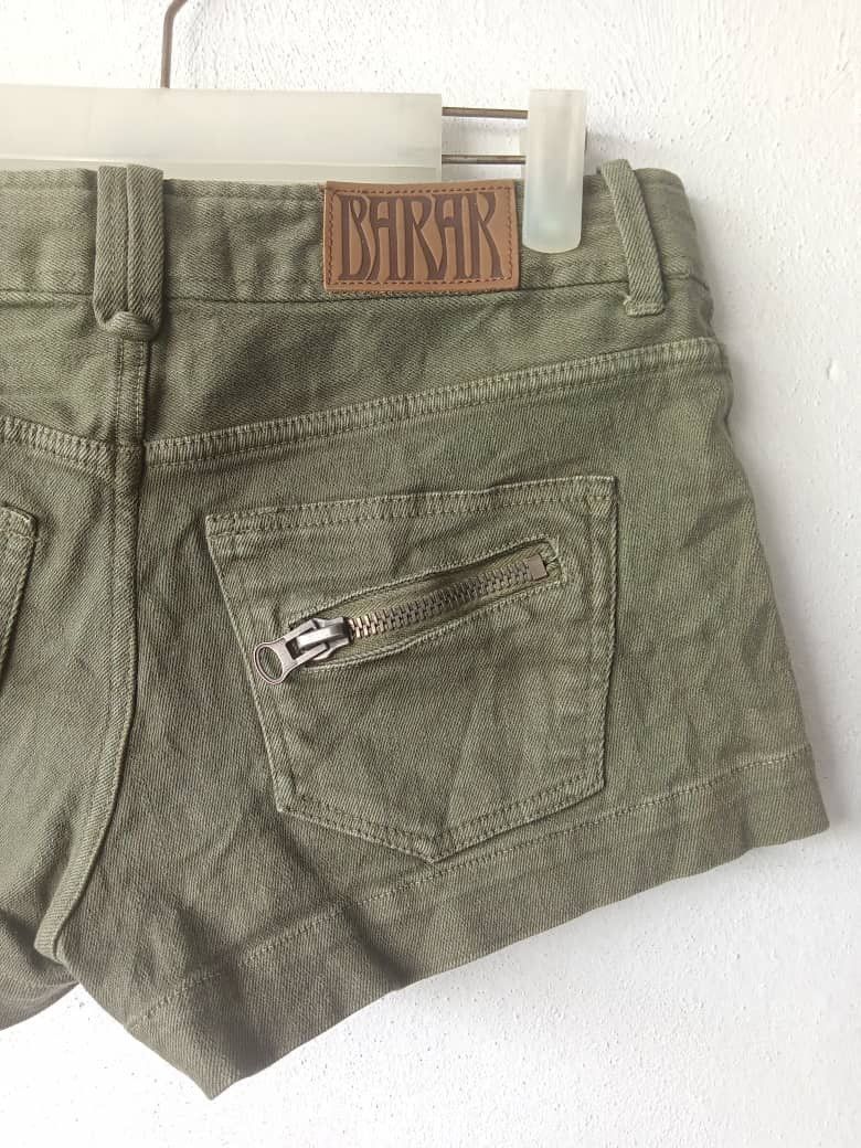 Seditionaries Japanese Brand Multizipper Pocket Short Jeans Size 29" - 7 Thumbnail