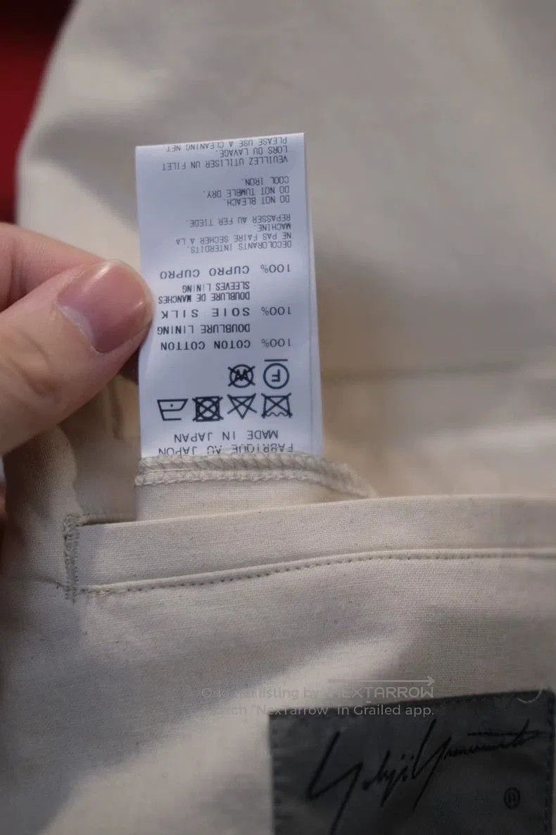 Yohji Yamamoto Yohji Yamamoto 17SS Hand. Size US M / EU 48-50 / 2 - 7 Thumbnail