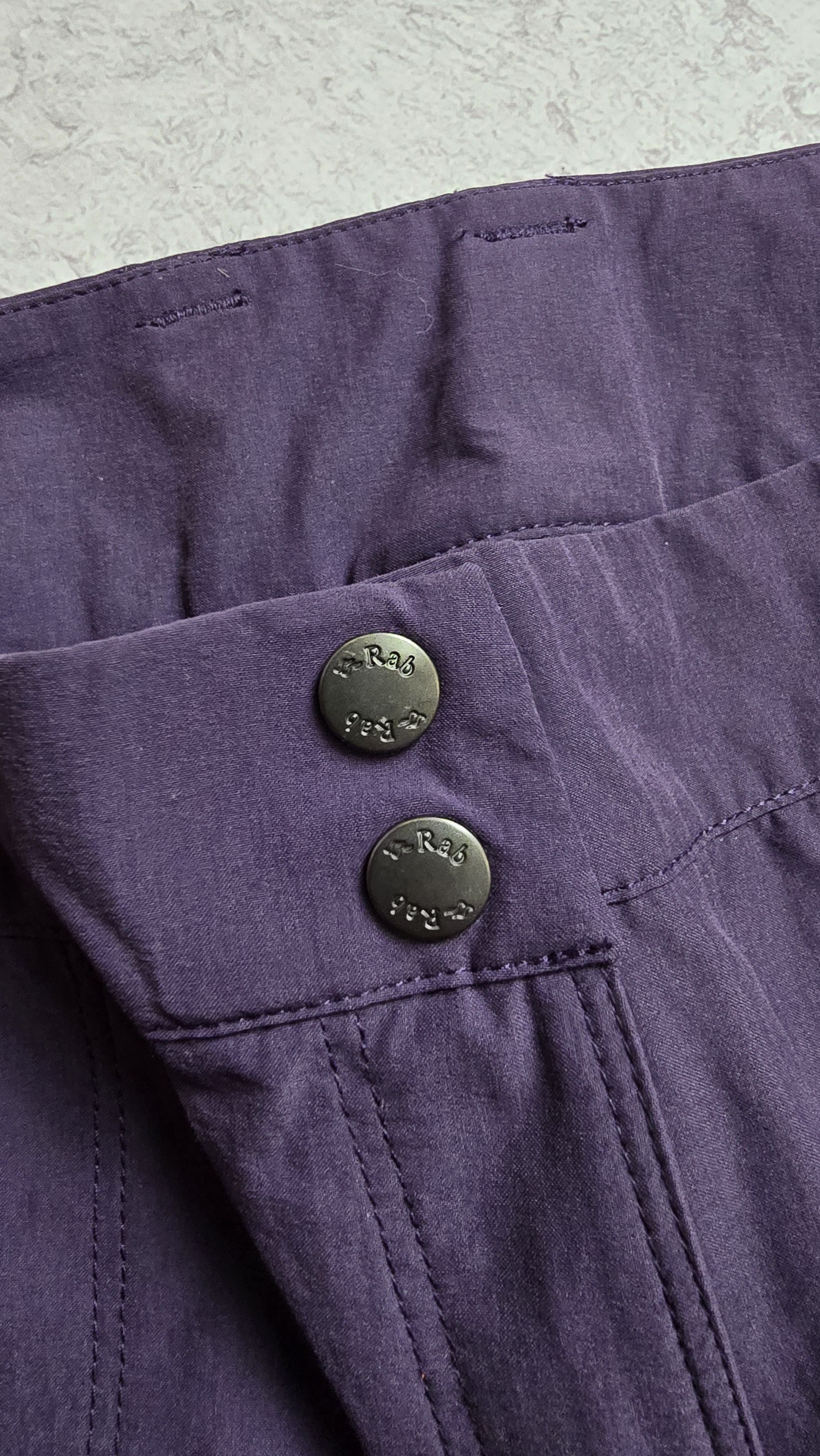 Rab Rab Women's Purple Helix Trousers Active Hiking Walk Pants Size 32" / US 10 / IT 46 - 10 Thumbnail
