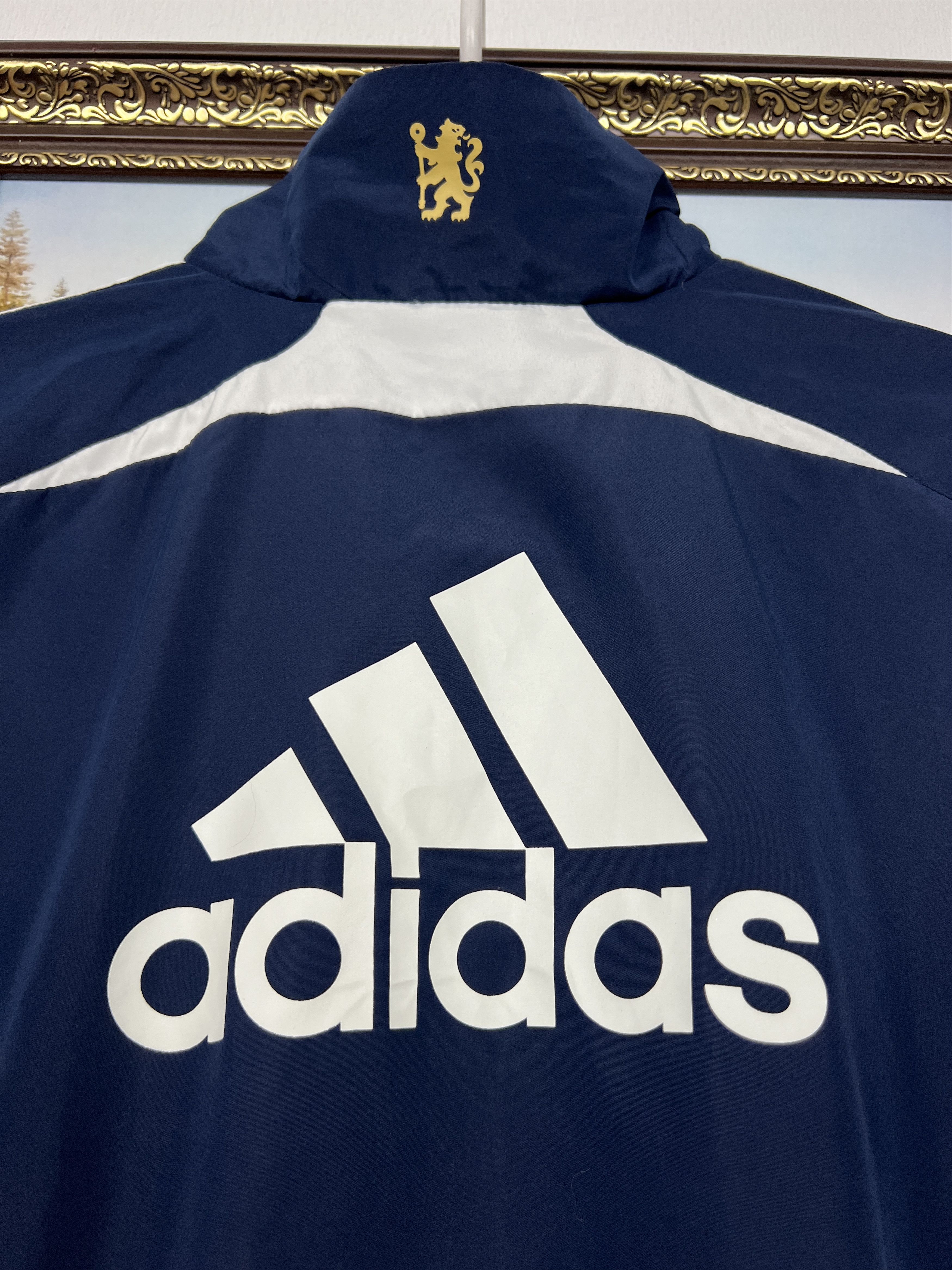 Adidas Vintage Adidas Chelsea Football Jacket Soccer Blue Train Size US XXL / EU 58 / 5 - 14 Thumbnail